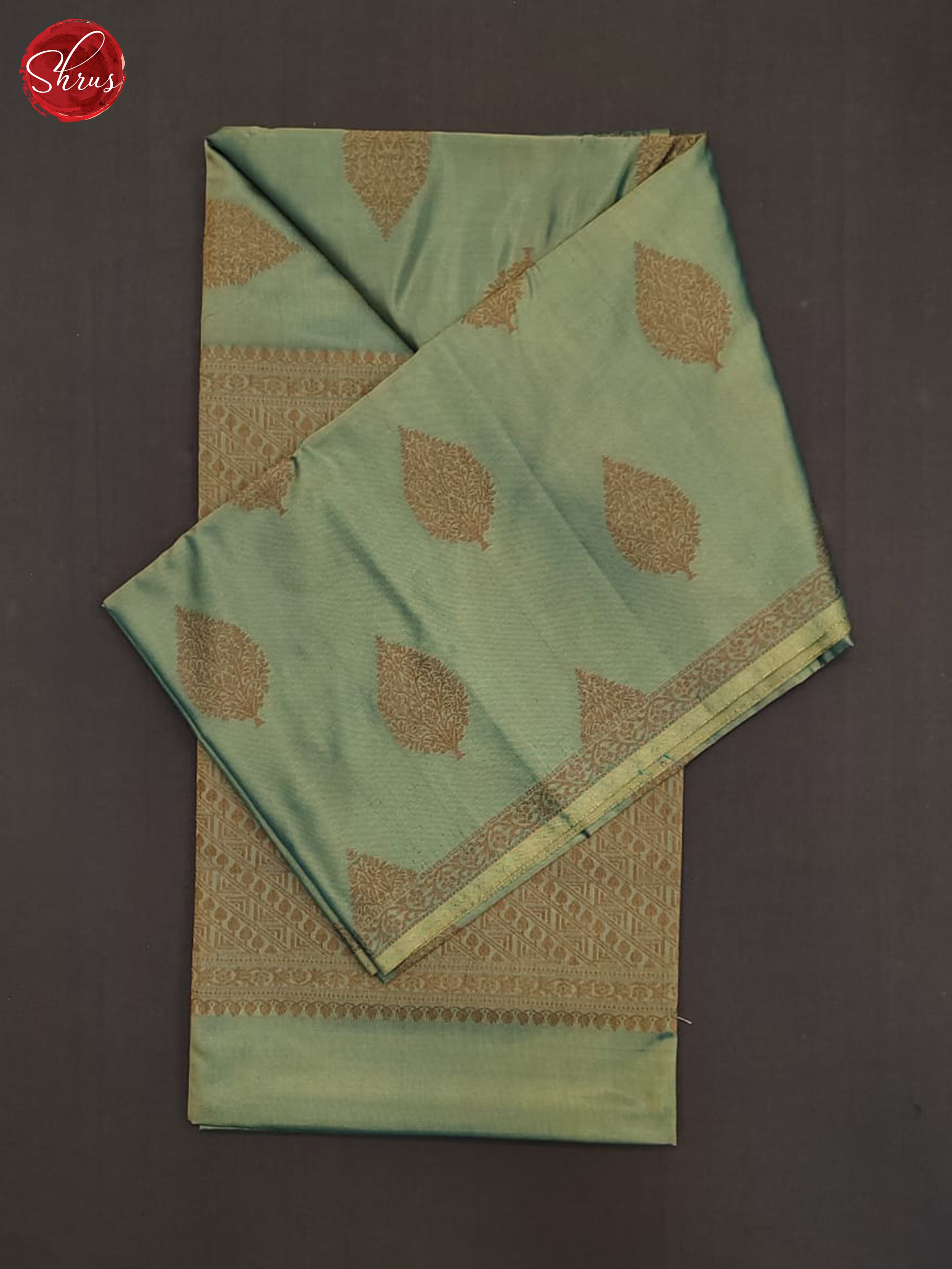 Green(Single Tone) - Semi Softsilk Saree - Shop on ShrusEternity.com