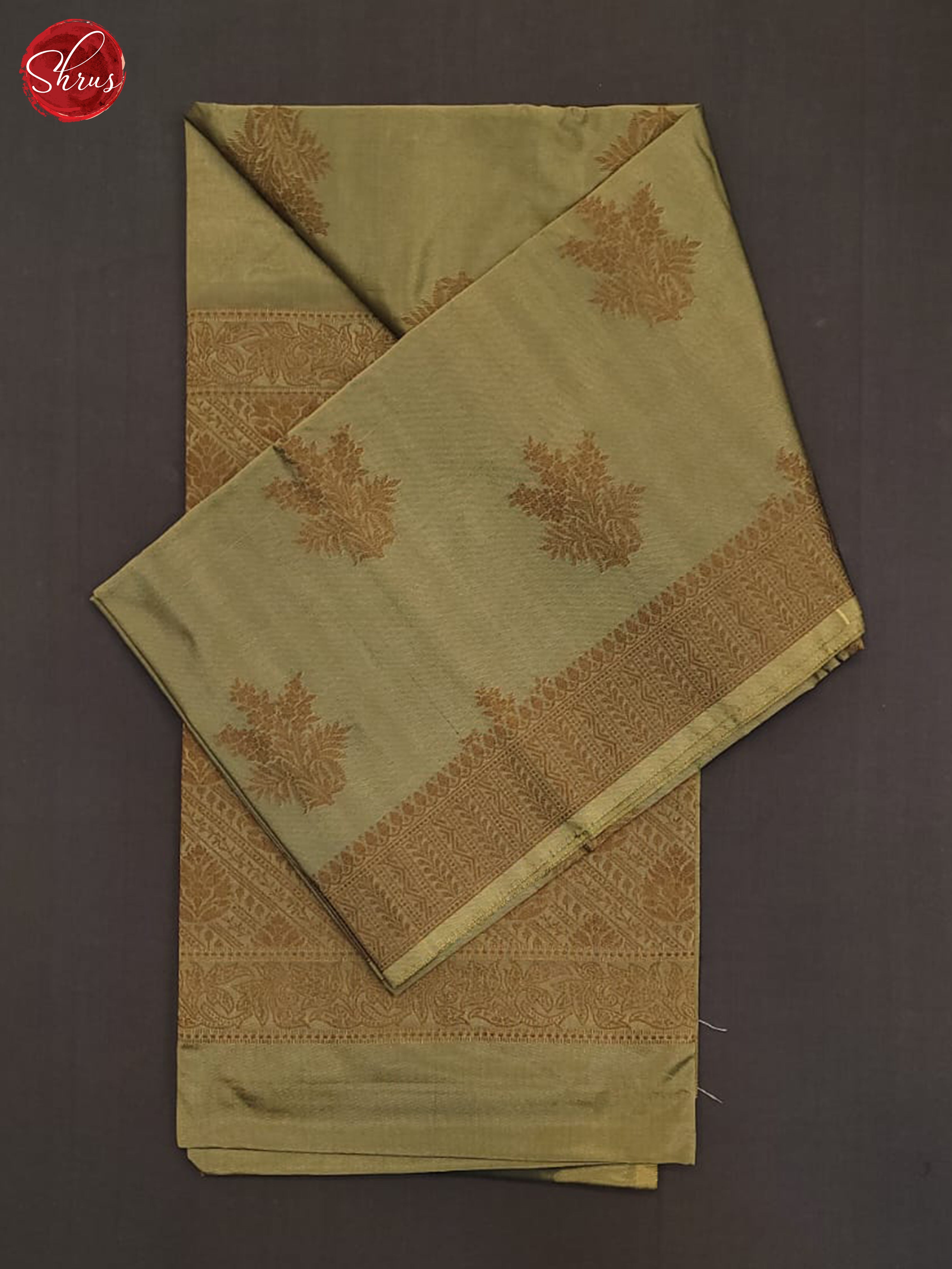 Green(Single Tone) - Semi Softsilk Saree - Shop on ShrusEternity.com