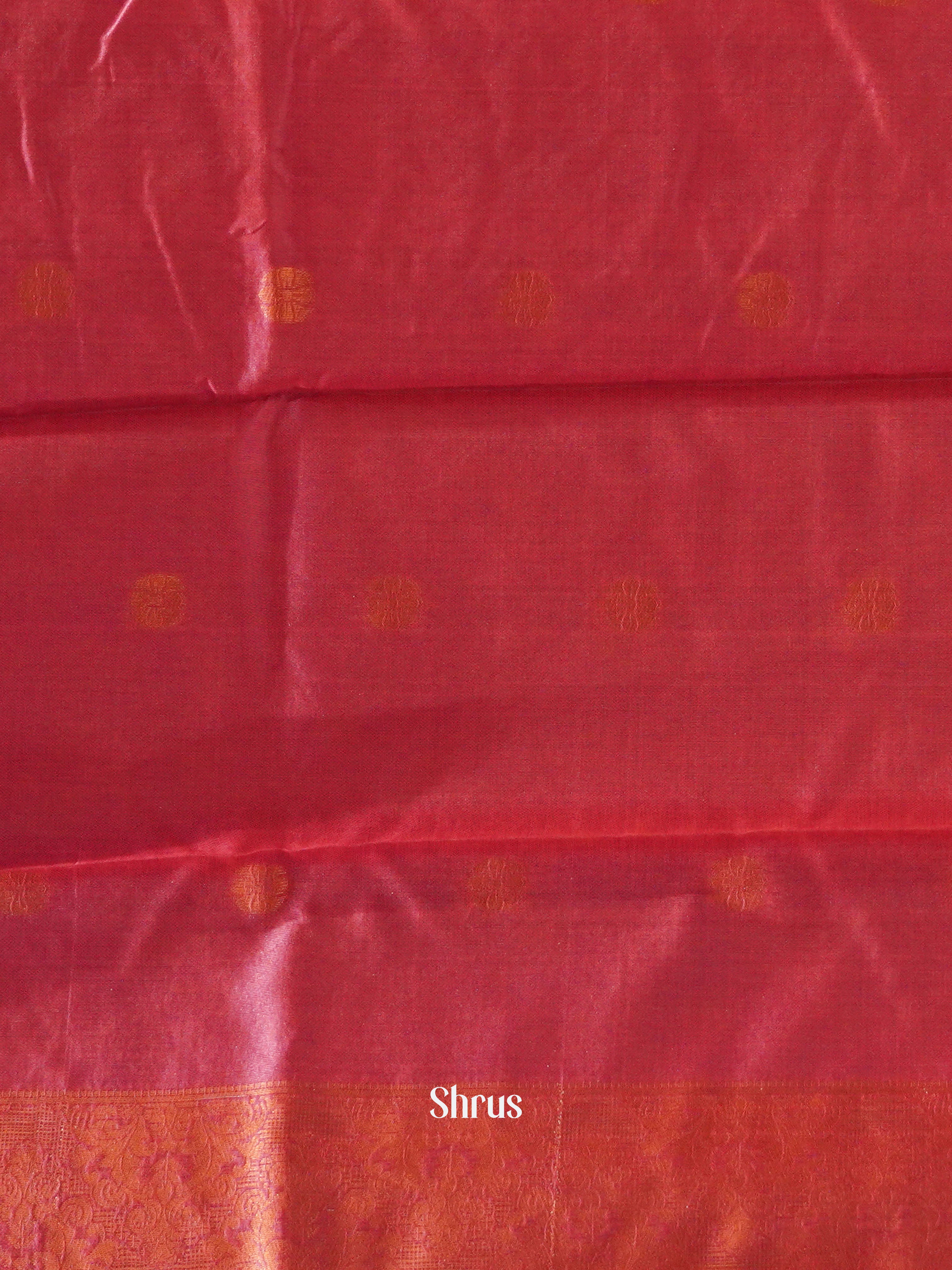 Blue & Pink - Semi Softsilk Saree - Shop on ShrusEternity.com