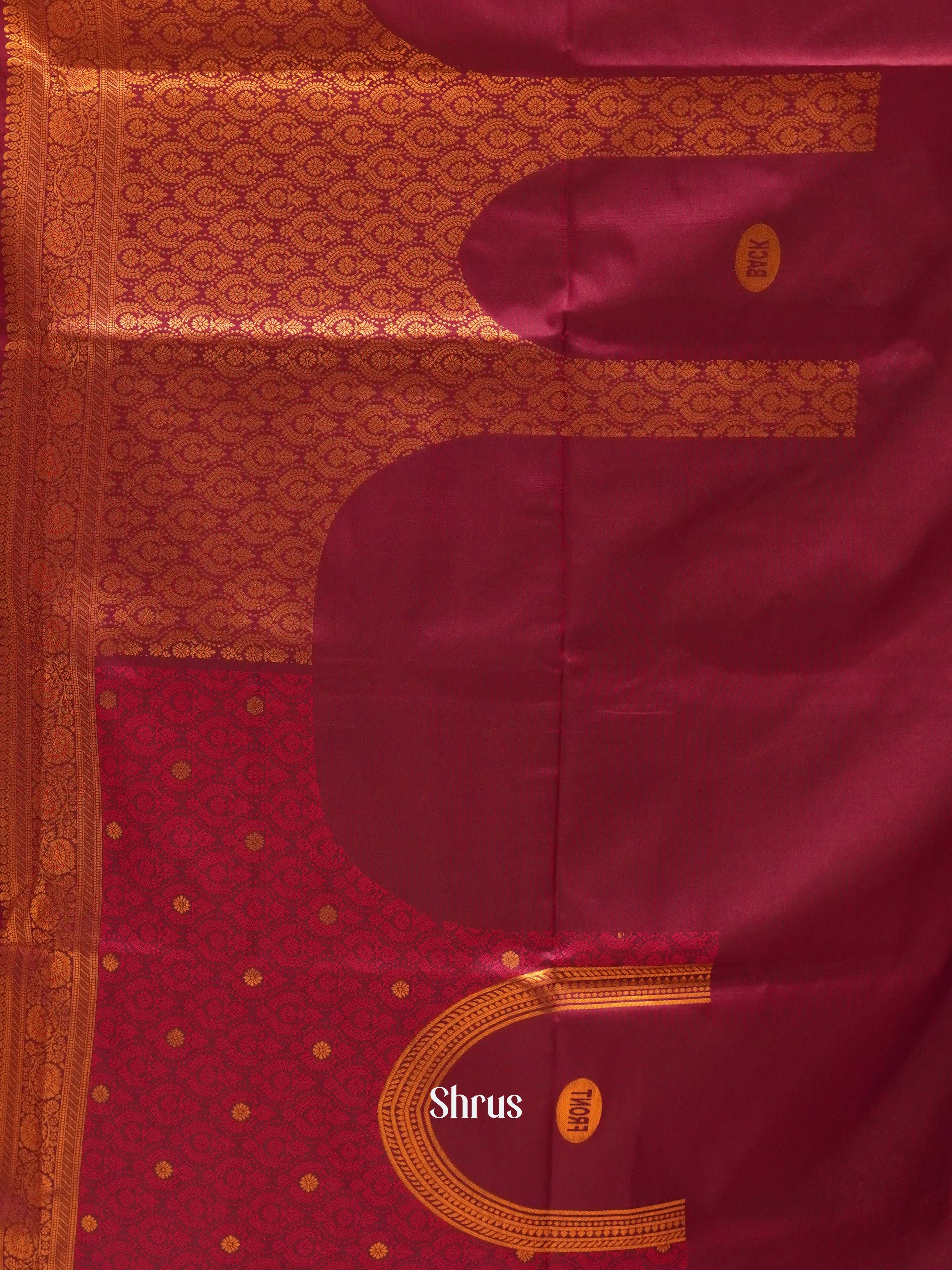 BHS08275 - Semi Kanchipuram Saree - Shop on ShrusEternity.com