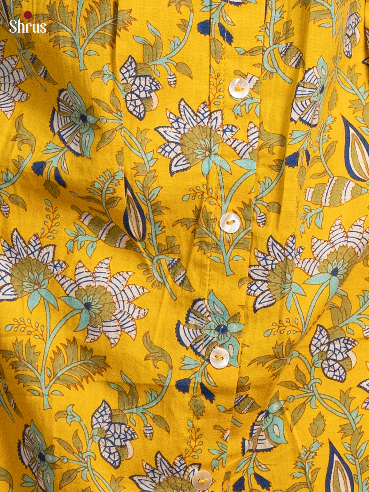 Yellow - Readymade kurti - Shop on ShrusEternity.com