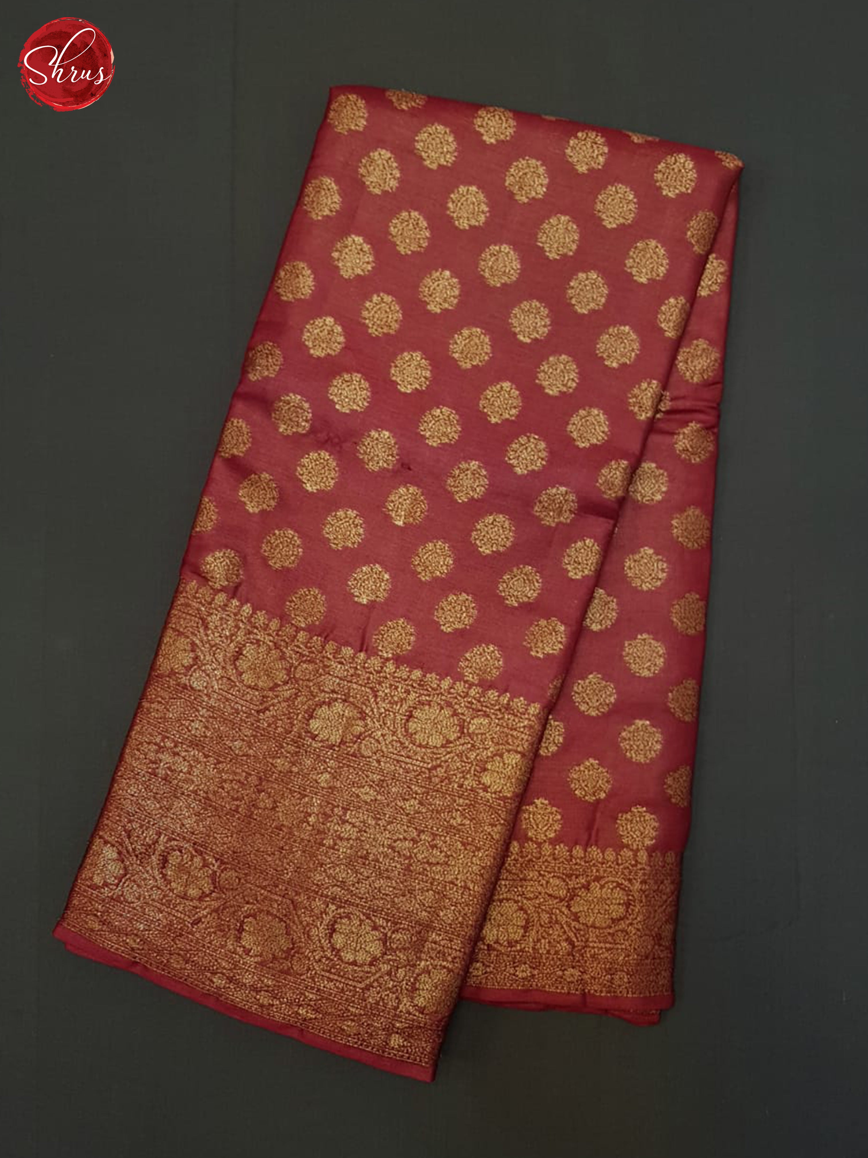 Arakku Maroon(Single Tone)- Tussar Silk - Shop on ShrusEternity.com