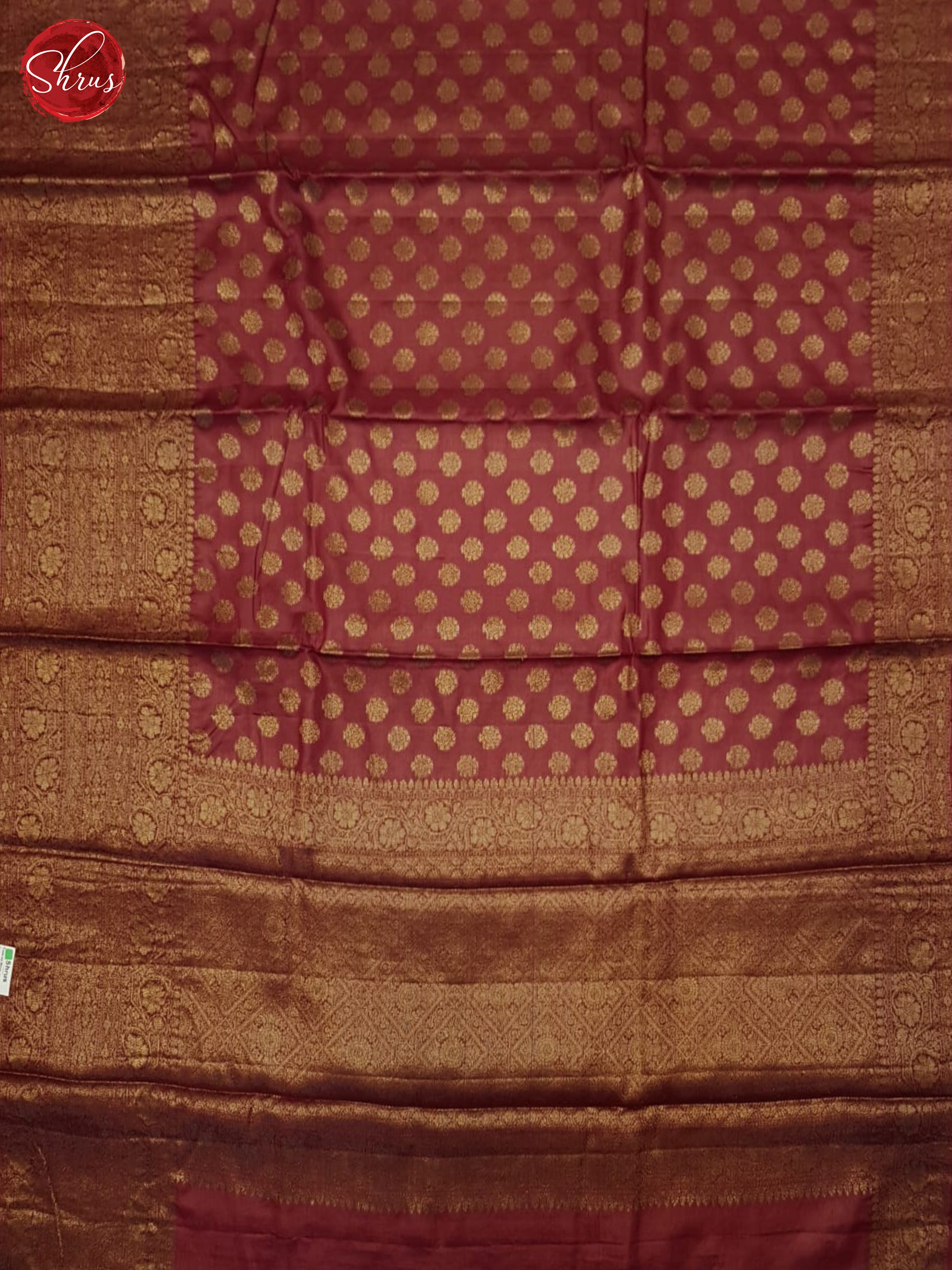 Arakku Maroon(Single Tone)- Tussar Silk - Shop on ShrusEternity.com