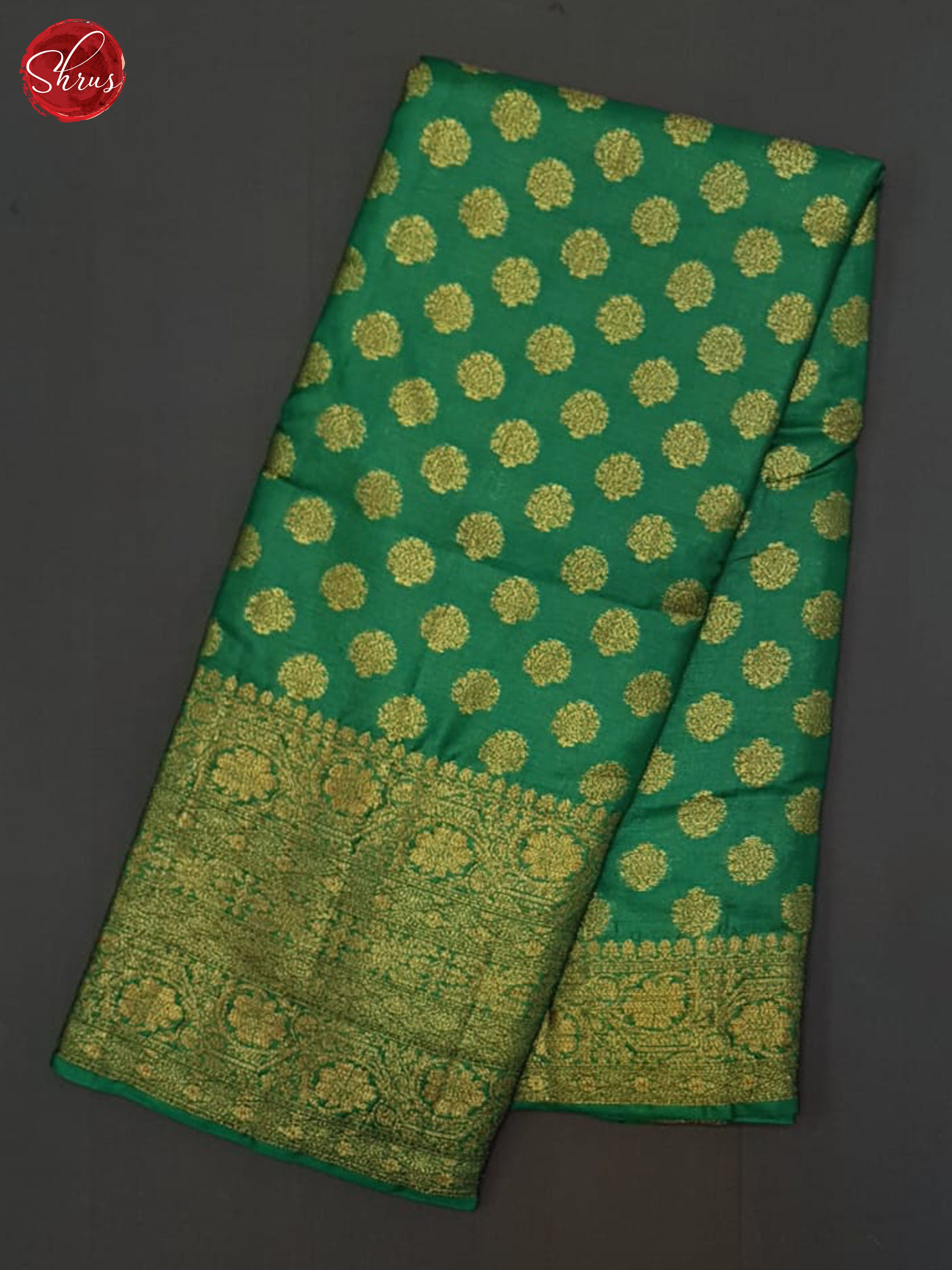 Green(Single Tone) - Tussar Saree - Shop on ShrusEternity.com