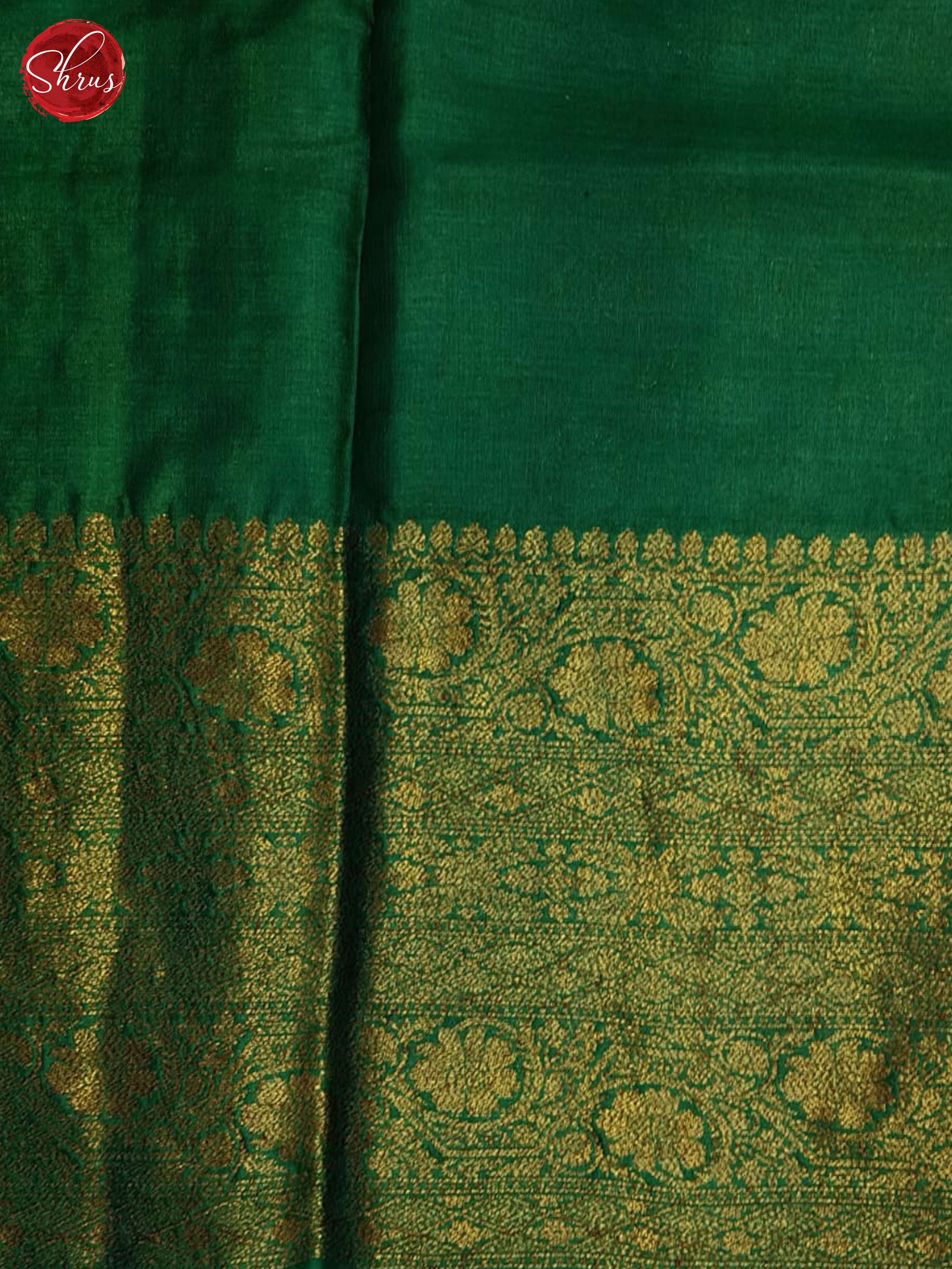 Green(Single Tone) - Tussar Saree - Shop on ShrusEternity.com