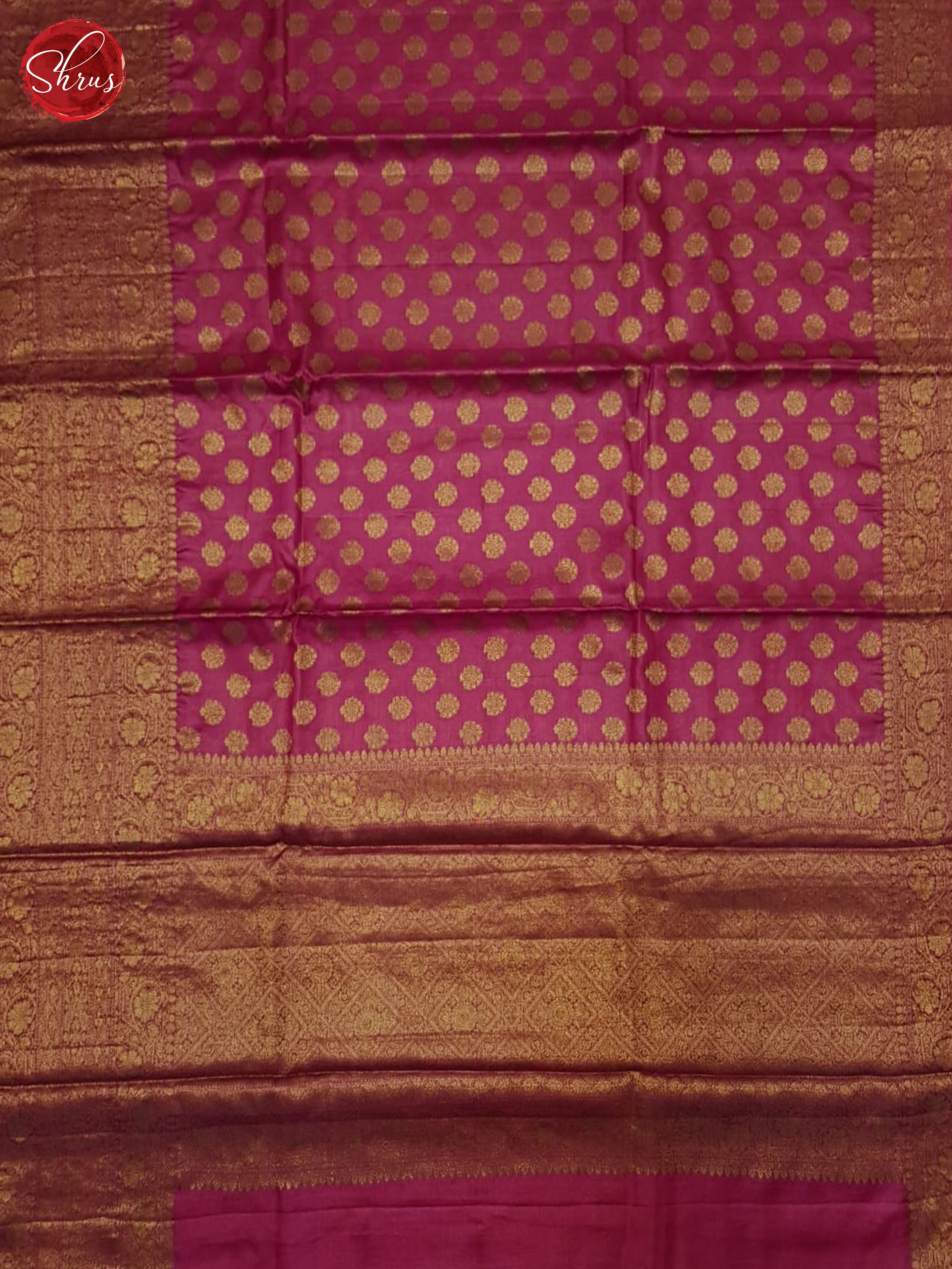Pink(Single Tone)- Tussar Saree - Shop on ShrusEternity.com