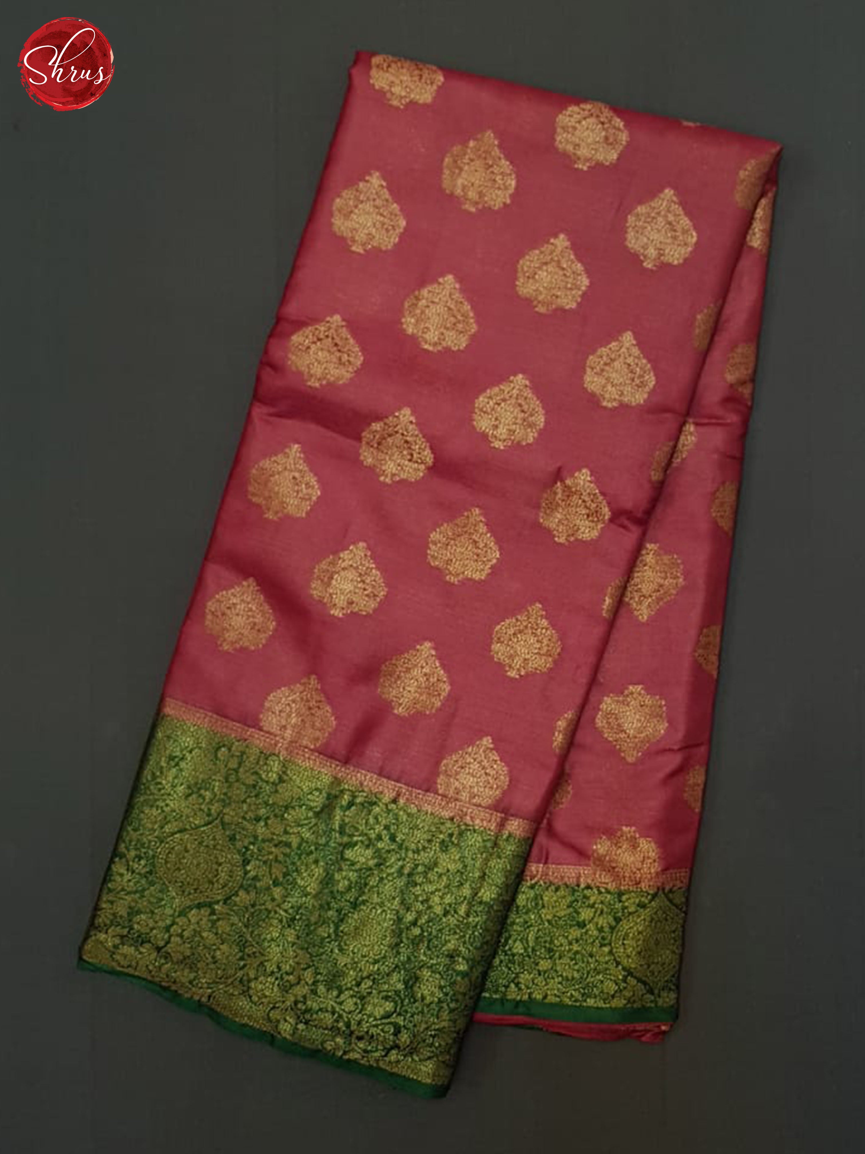 Red & Green - Tussar Saree - Shop on ShrusEternity.com