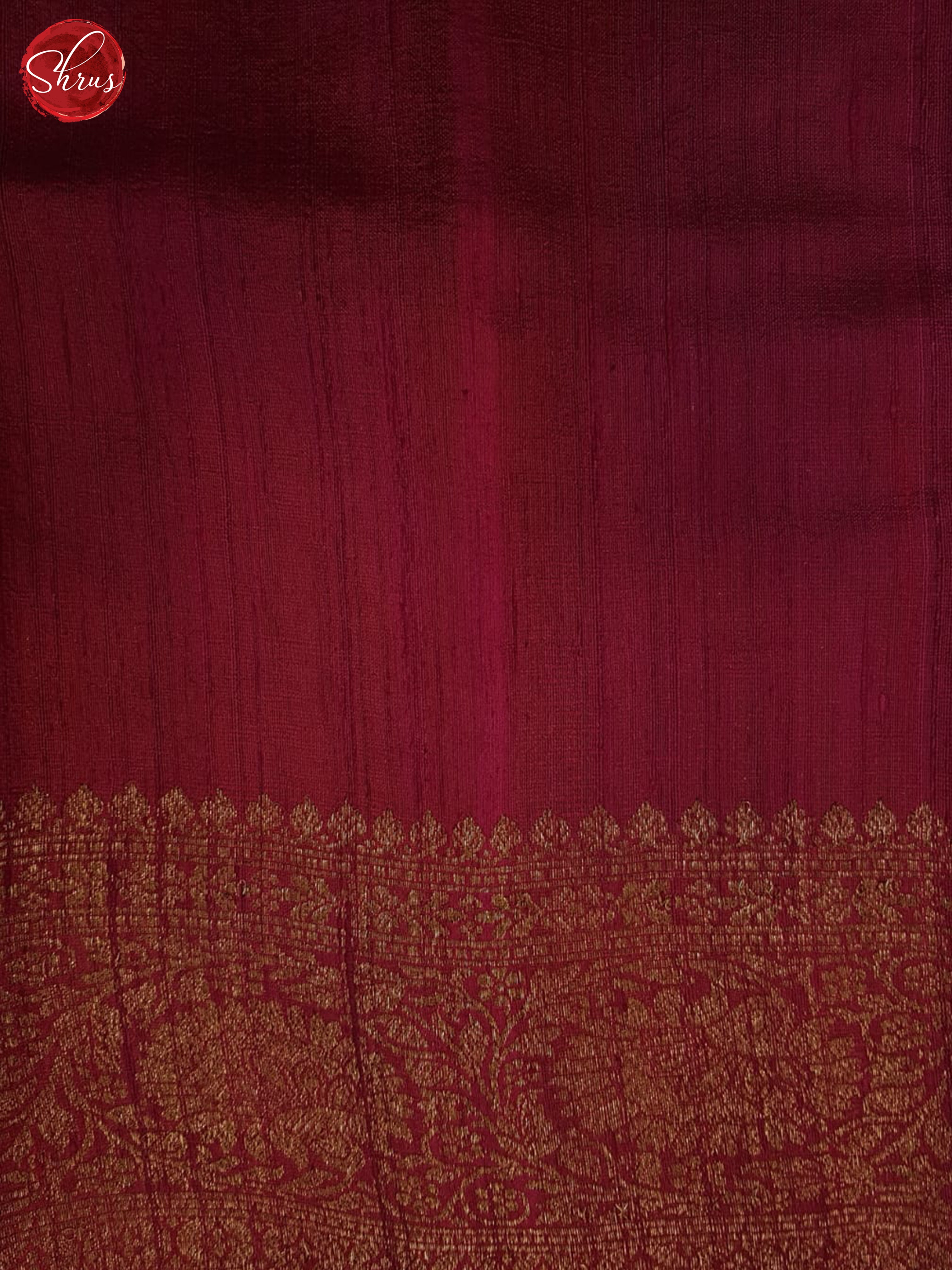 Green & Pink - Dupion Saree - Shop on ShrusEternity.com