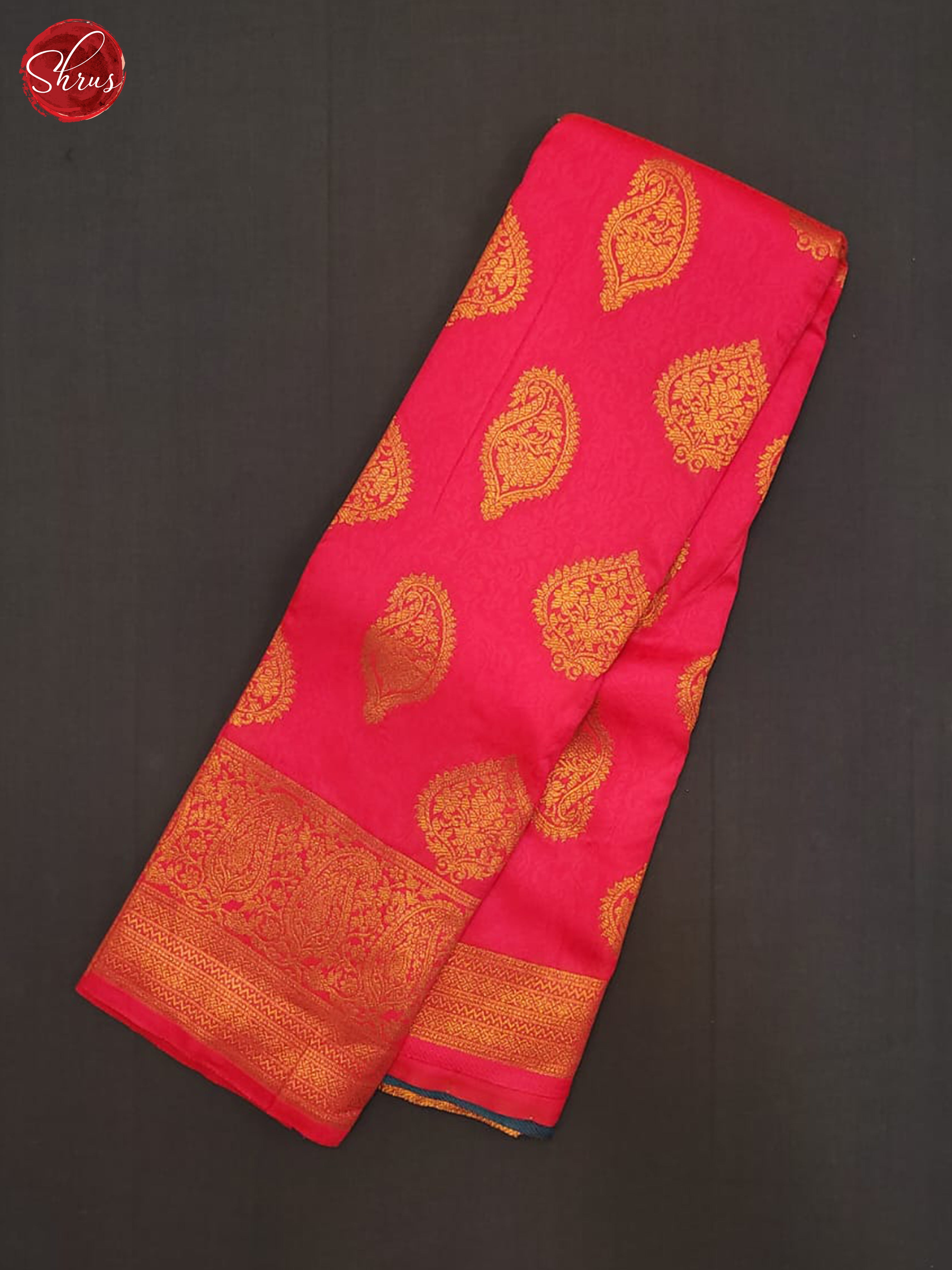 Pink & Purple - Semi Softsilk Saree - Shop on ShrusEternity.com