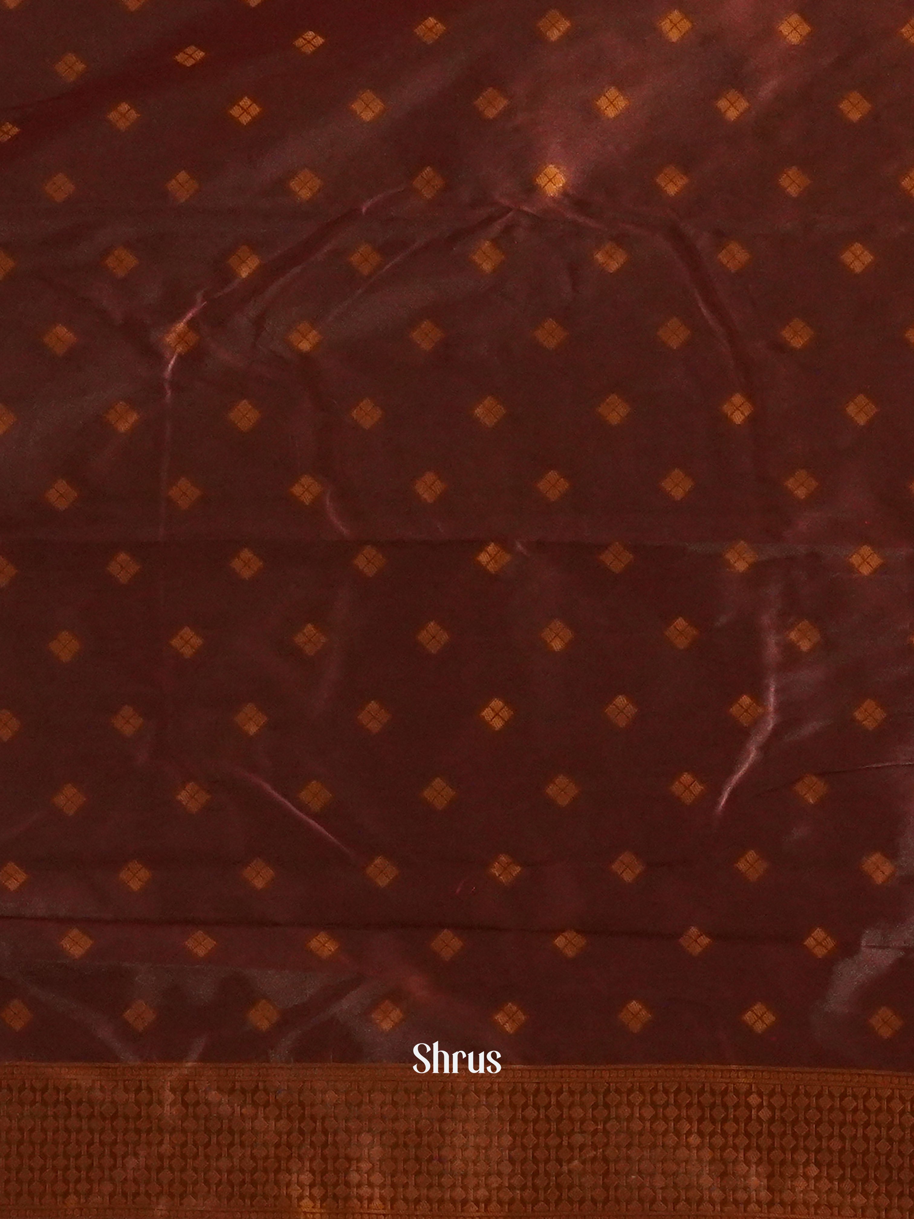 Navy Blue(Single Tone) - Semi Softsilk Saree - Shop on ShrusEternity.com