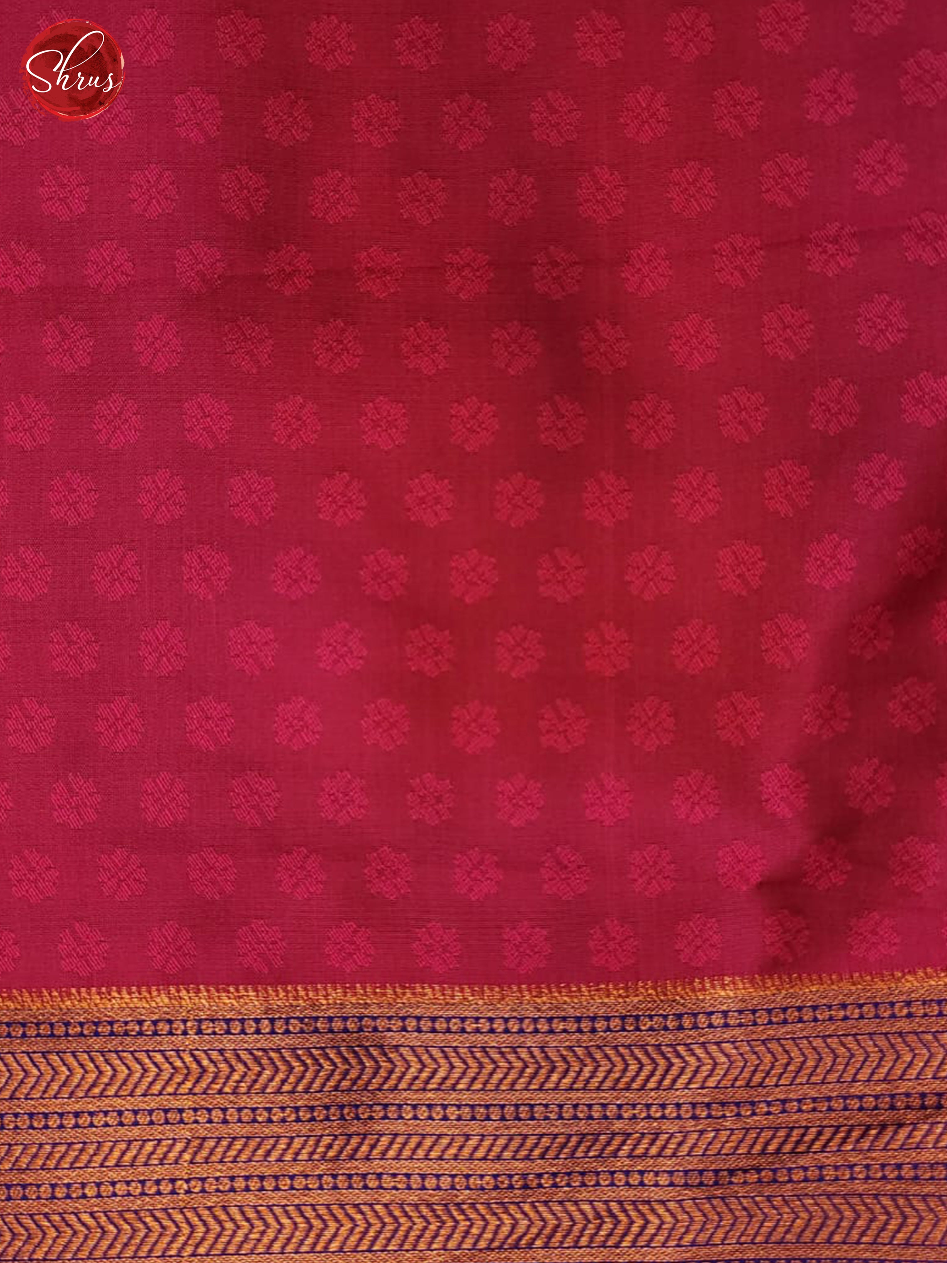 Blue & Pink - Semi Softsilk Saree - Shop on ShrusEternity.com