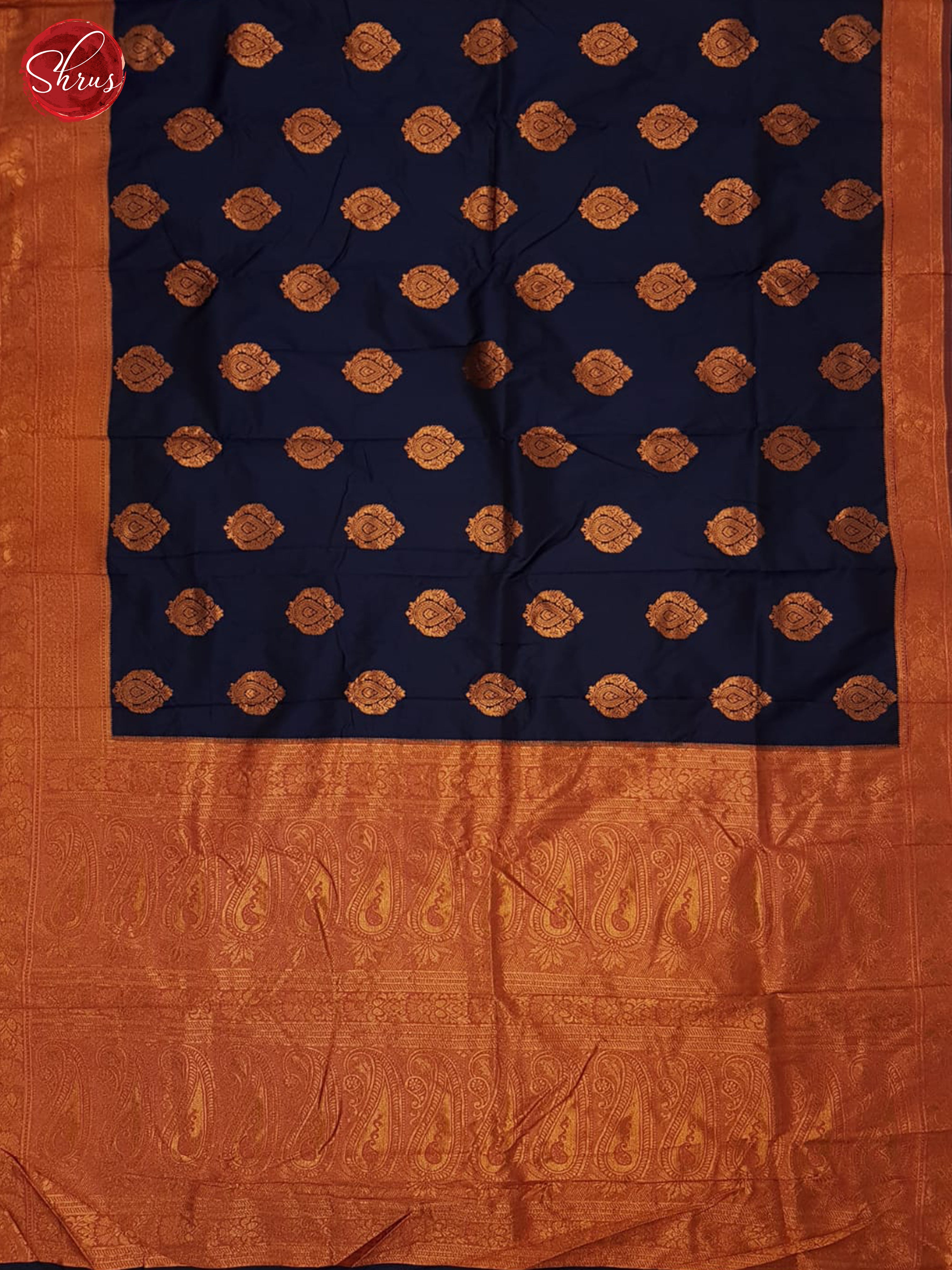 Blue & Pink- Semi Softsilk Saree - Shop on ShrusEternity.com