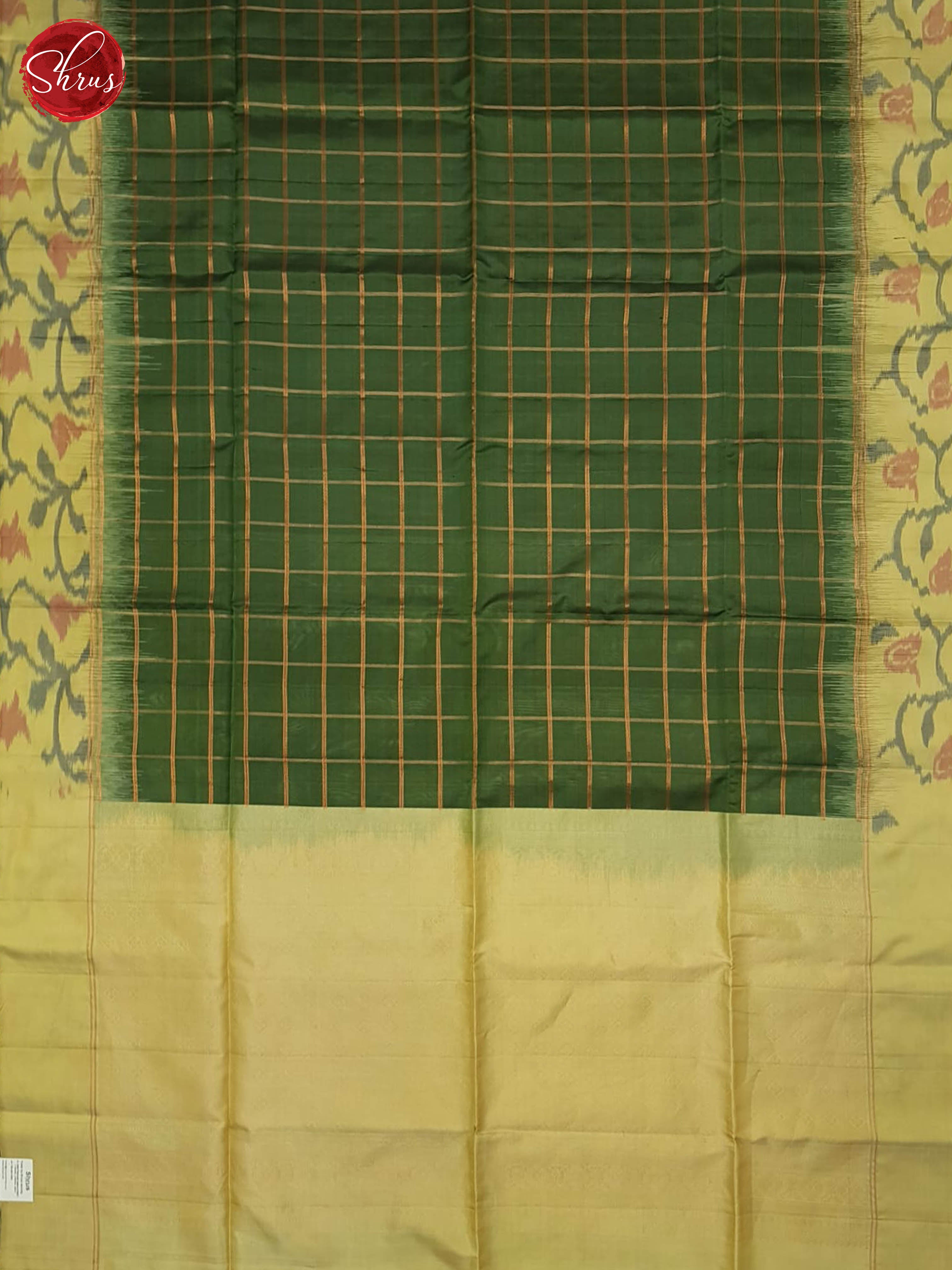 Green And Beige-Soft silk saree - Shop on ShrusEternity.com