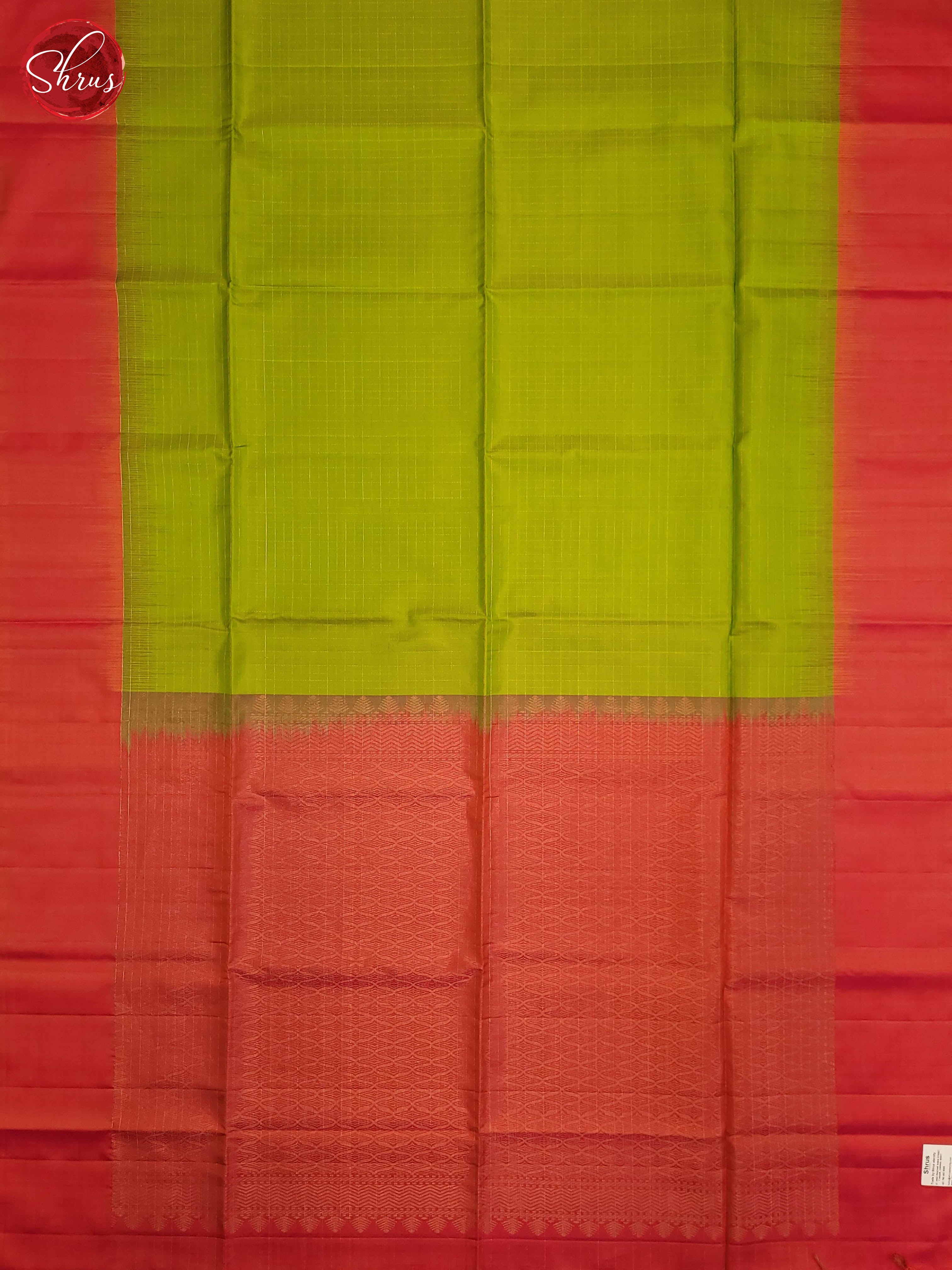 Green and pink-Soft silk Saree - Shop on ShrusEternity.com