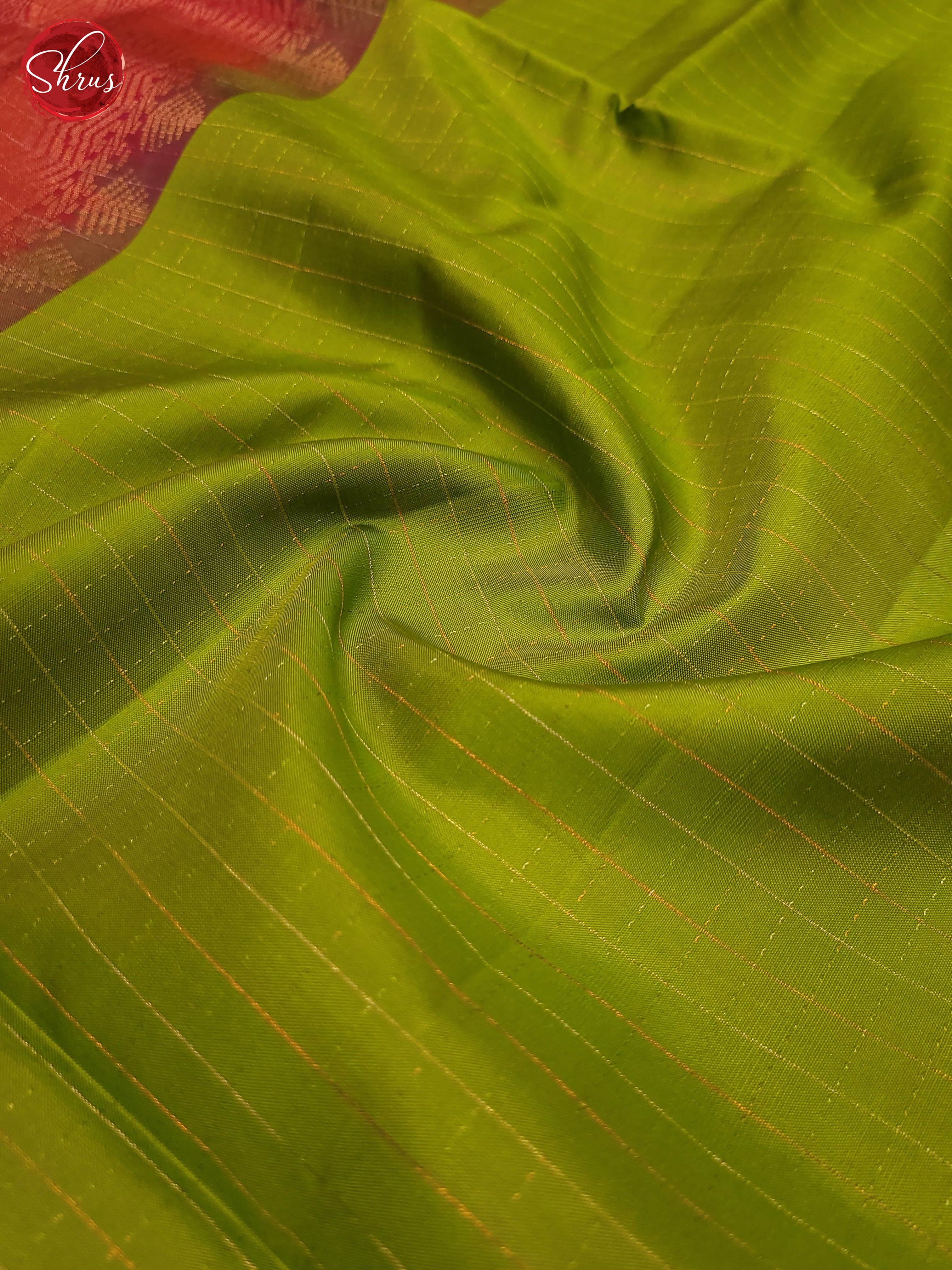 Green and pink-Soft silk Saree - Shop on ShrusEternity.com