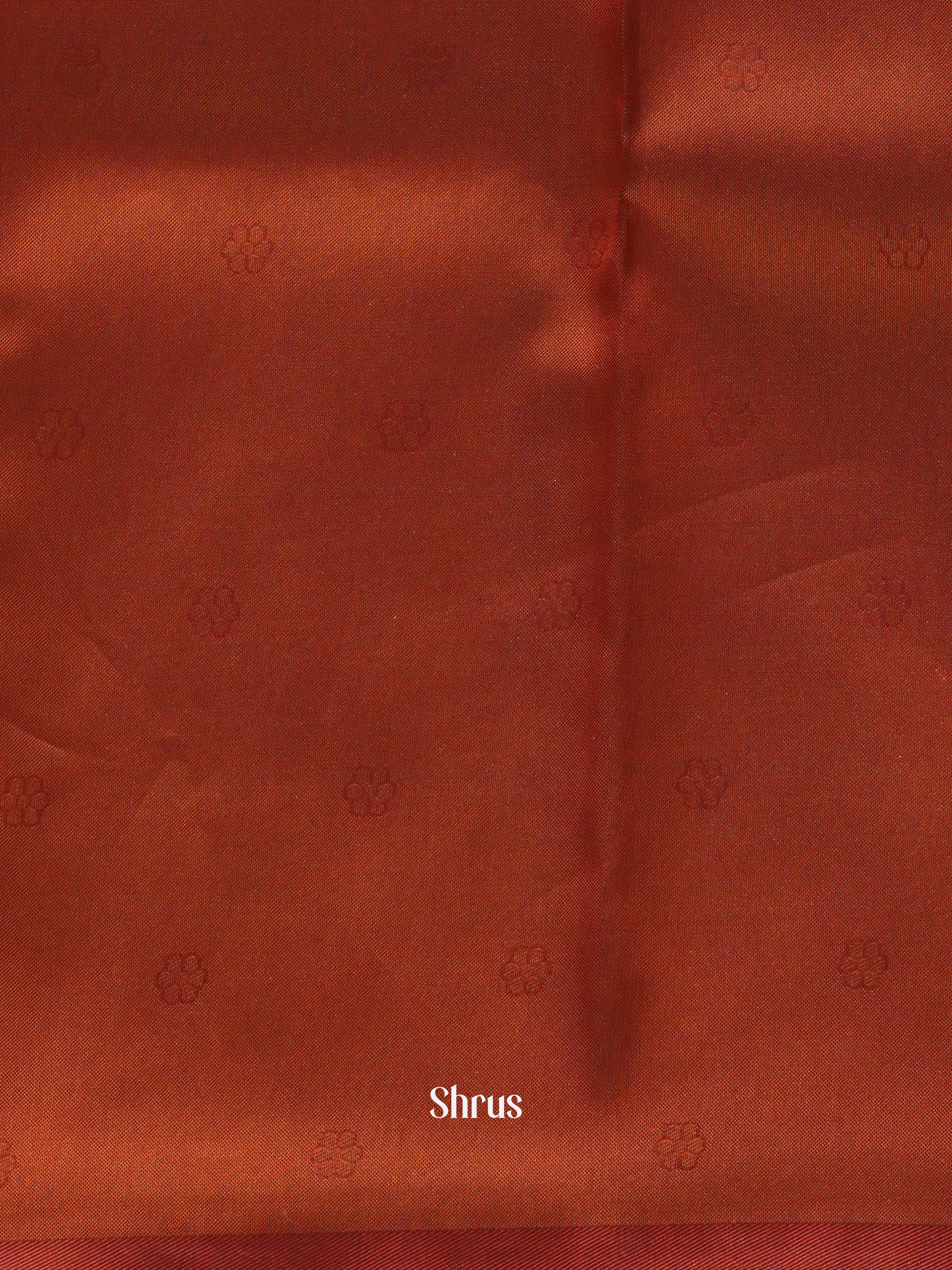 Gold & Maroon - Semi Kanchipuram Saree - Shop on ShrusEternity.com