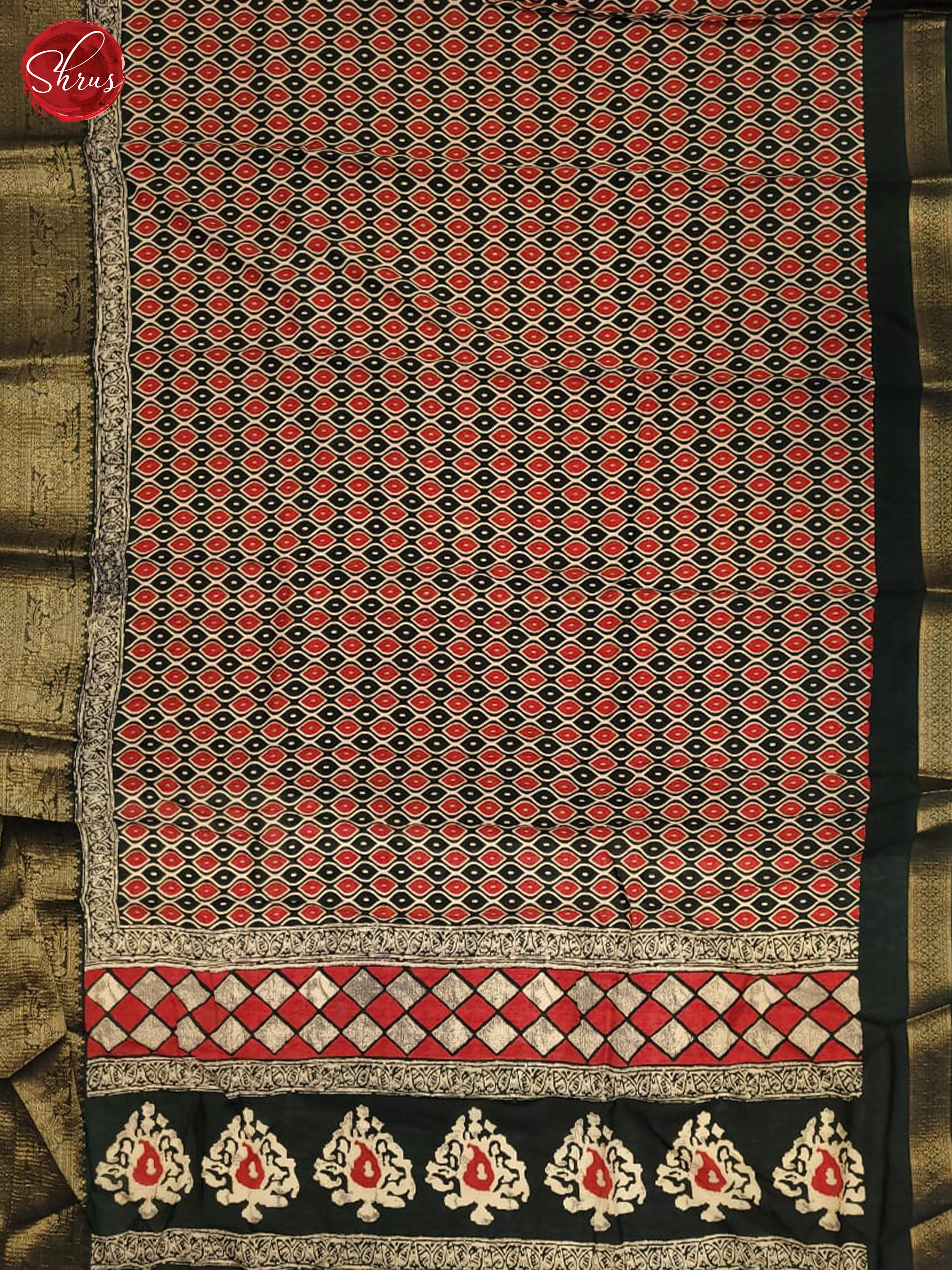 BHS11191 - Semi Crepe Saree - Shop on ShrusEternity.com