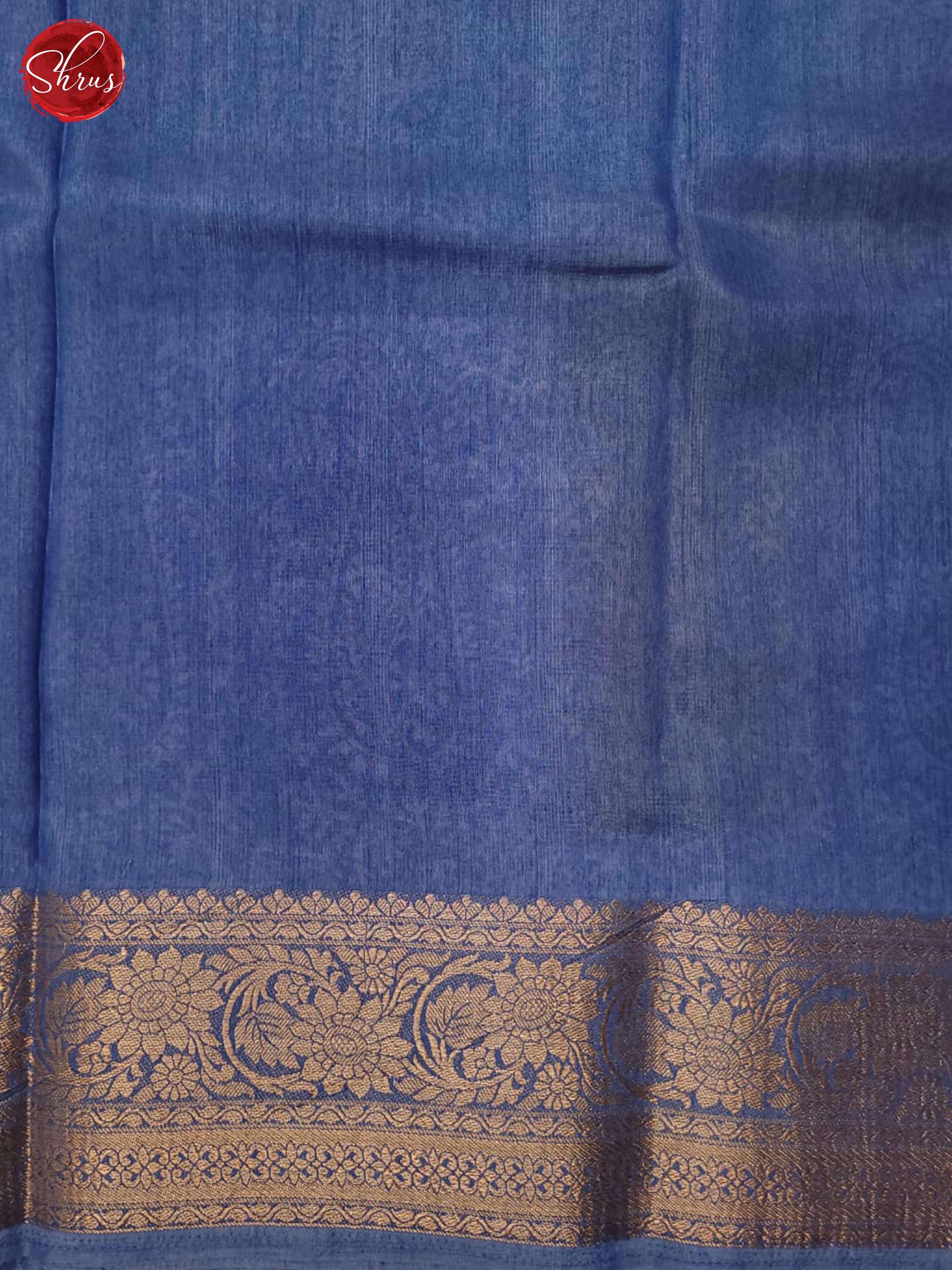 Blue(Single Tone)- Semi Crepe Saree - Shop on ShrusEternity.com
