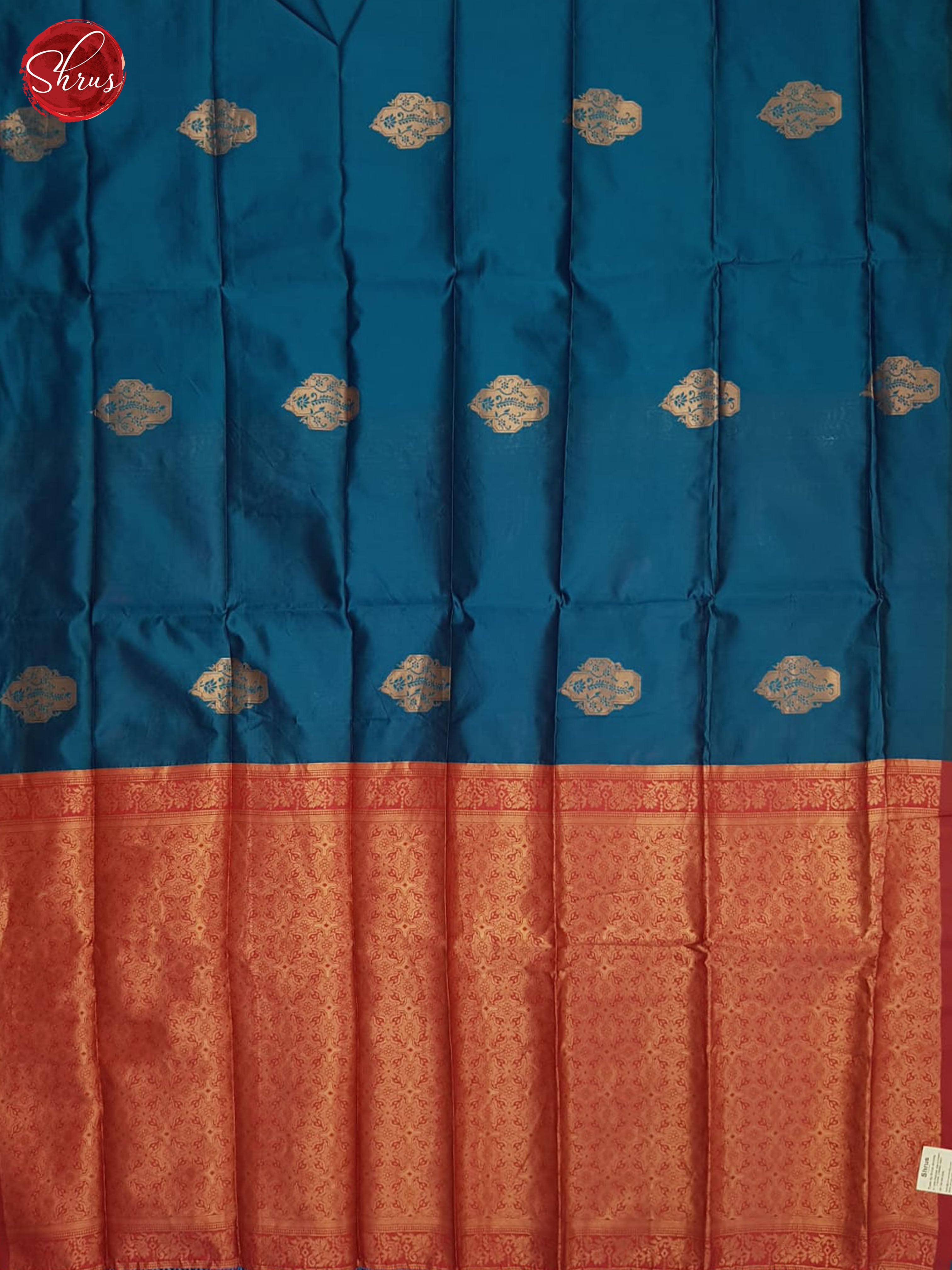 Blue And Pink-Semi soft silk saree - Shop on ShrusEternity.com