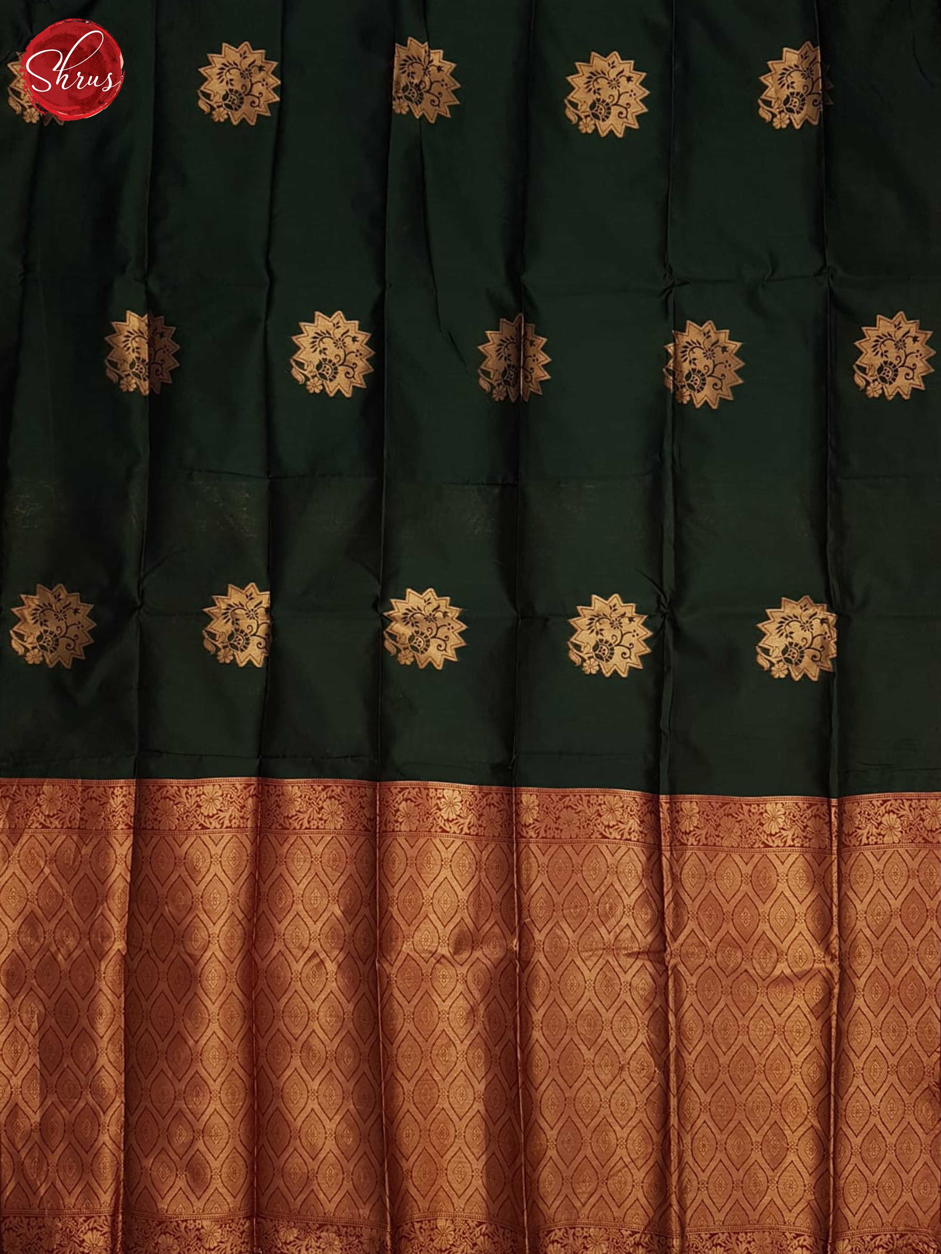 Green And Arraku Maroon- Semi Soft silk saree - Shop on ShrusEternity.com