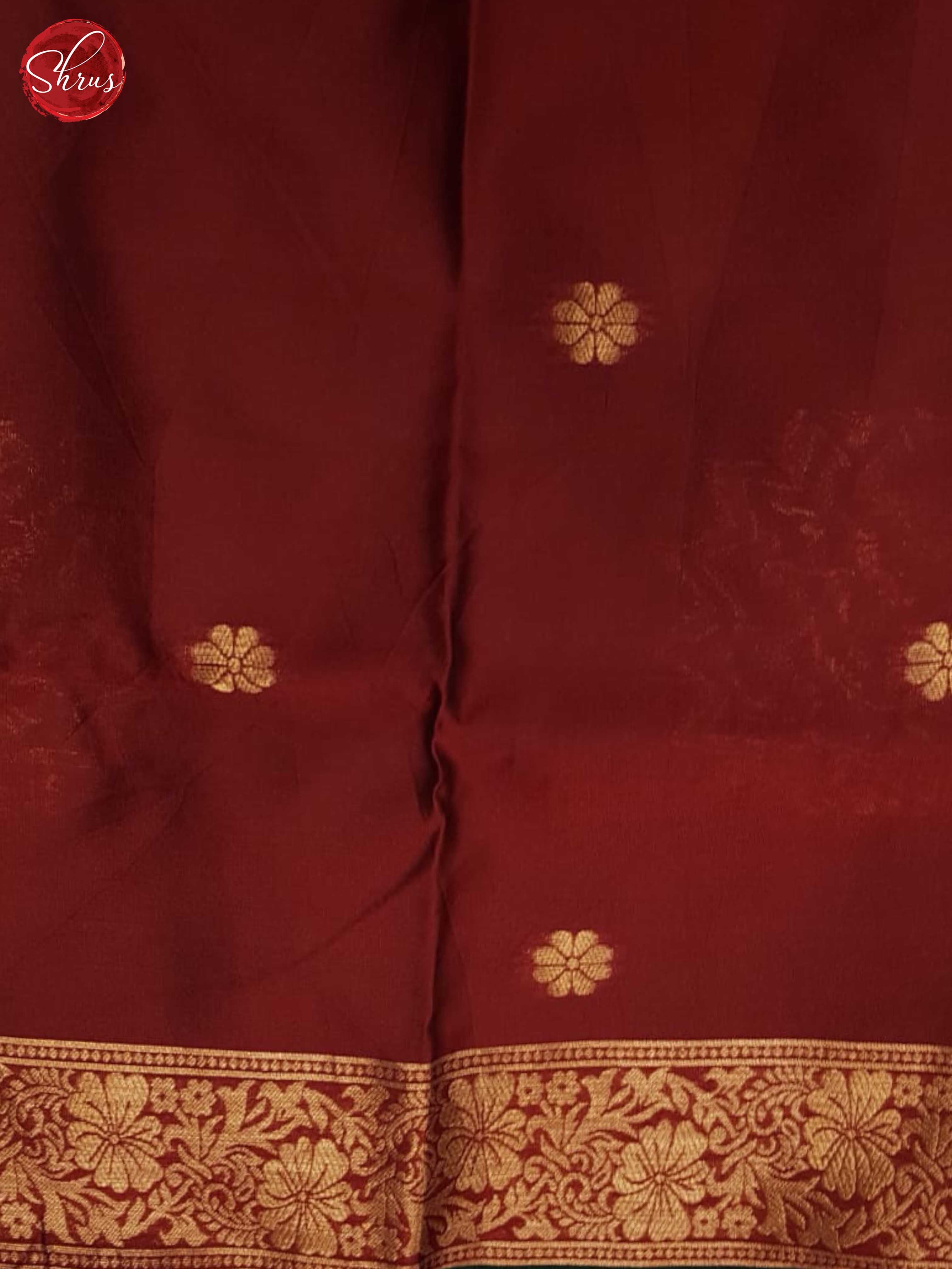Green And Arraku Maroon- Semi Soft silk saree - Shop on ShrusEternity.com