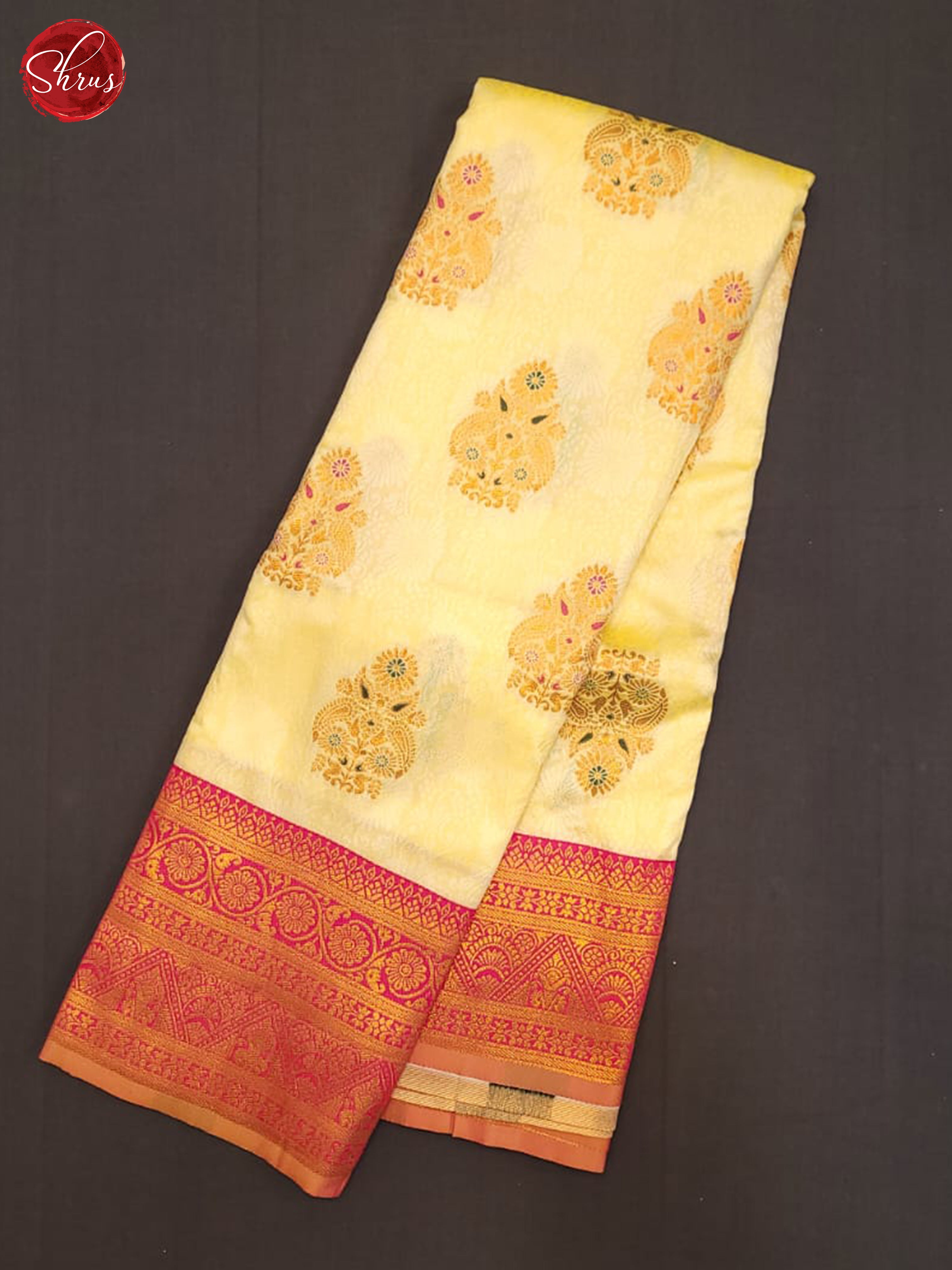 BHS17001 - Semi kanchipuram Saree - Shop on ShrusEternity.com
