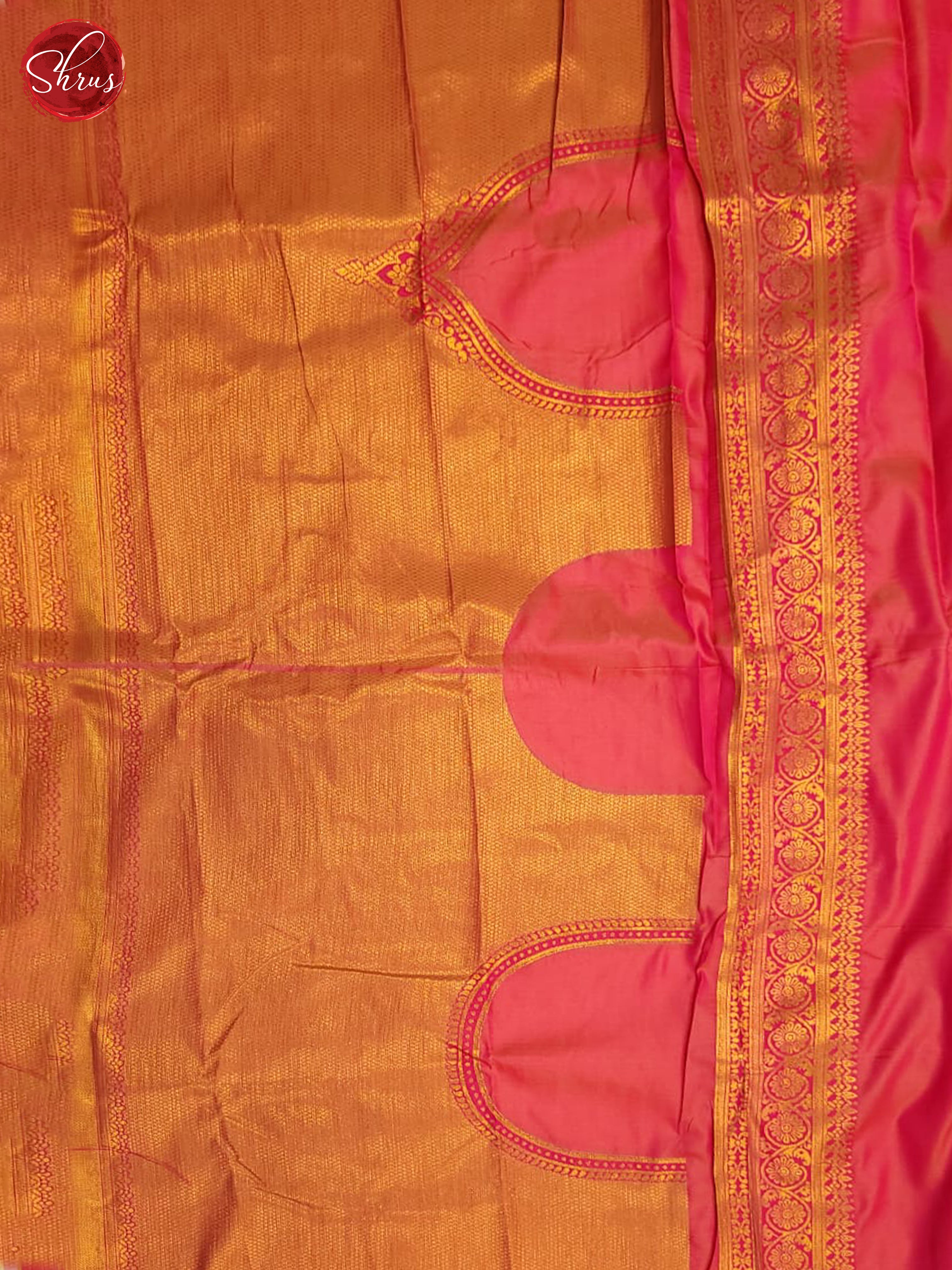 BHS17001 - Semi kanchipuram Saree - Shop on ShrusEternity.com