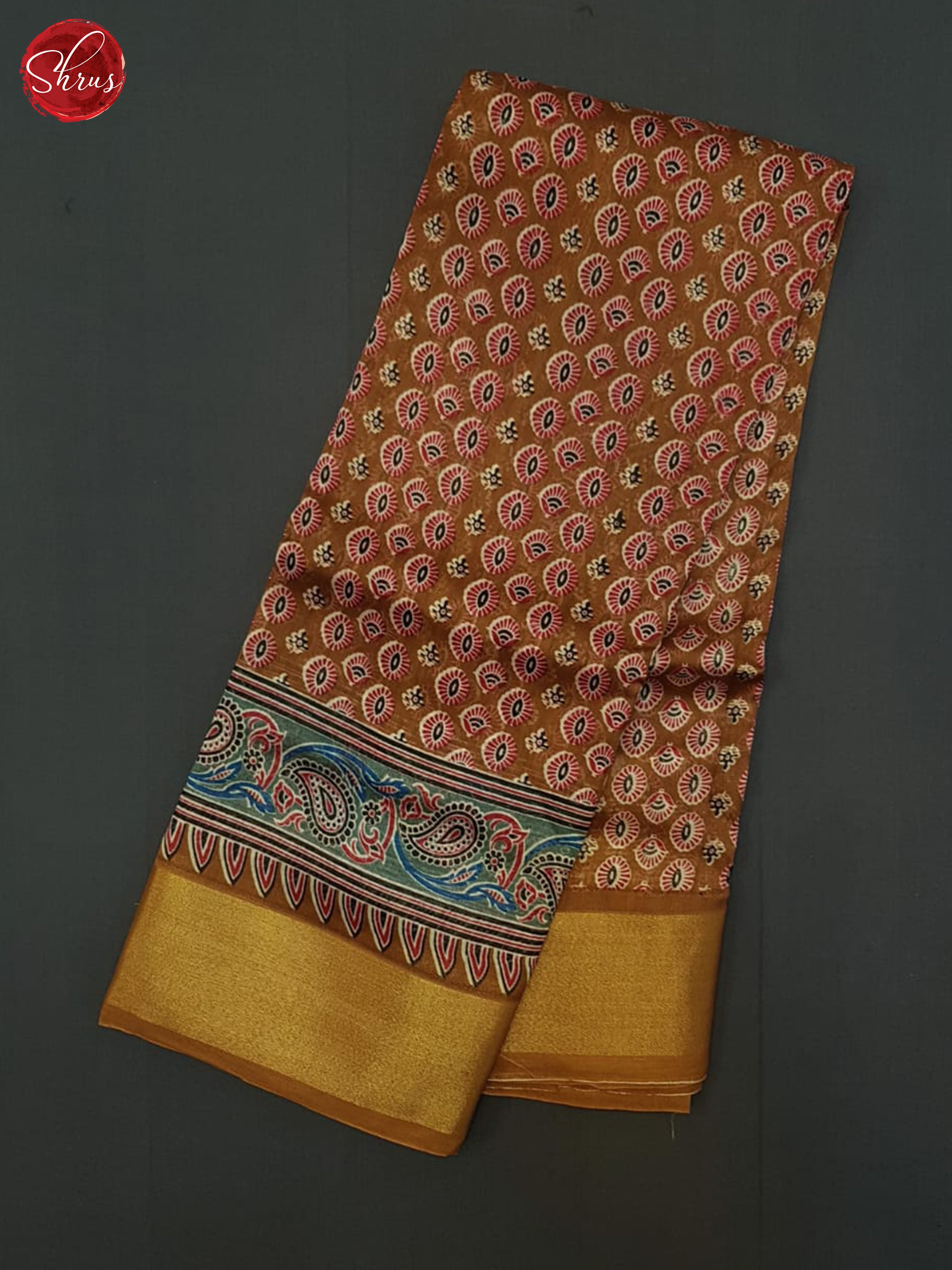 Brown(Single Tone)- Moonga Silk Saree - Shop on ShrusEternity.com