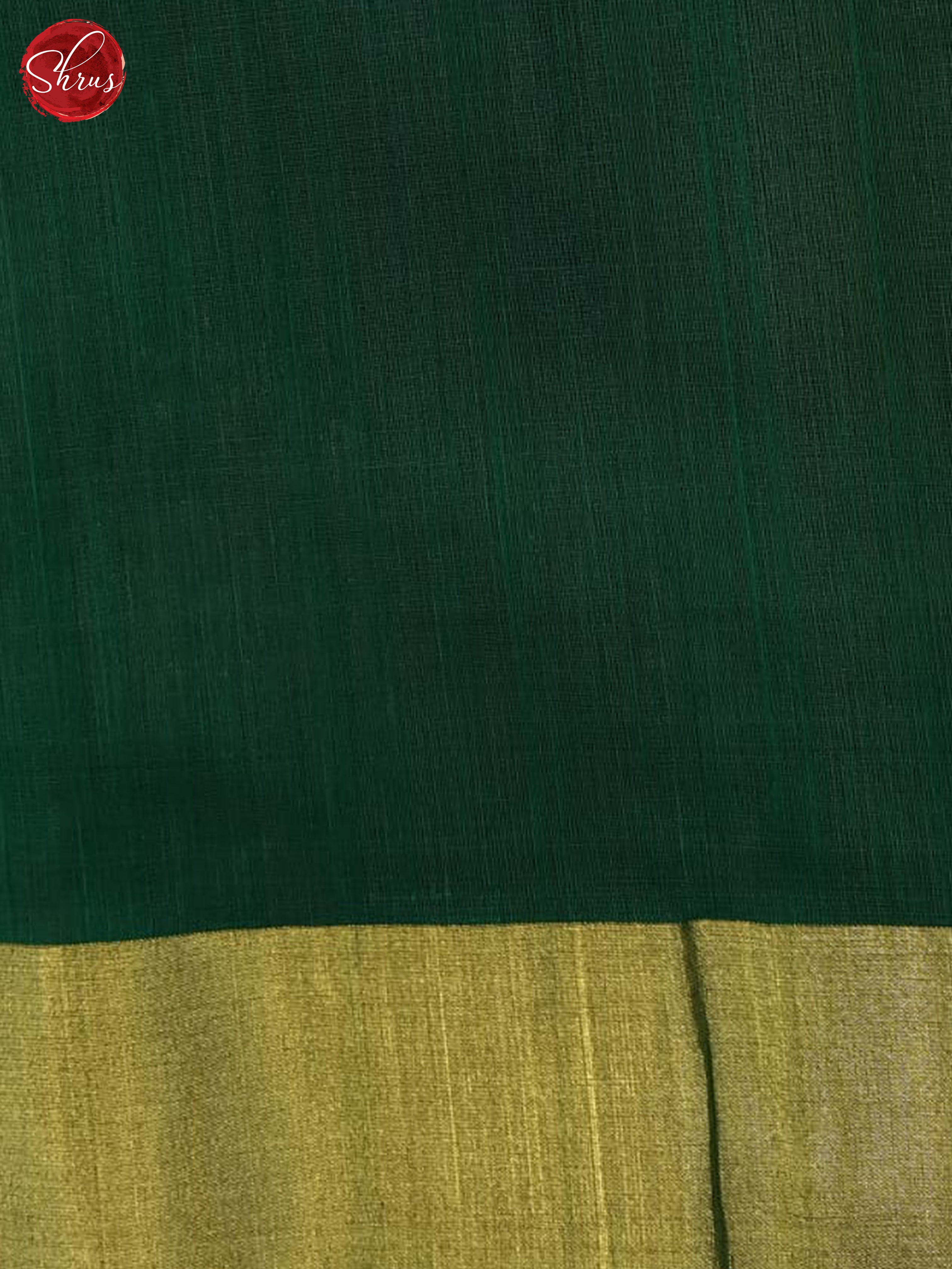 Maroon And Green- Silk Cotton Saree - Shop on ShrusEternity.com
