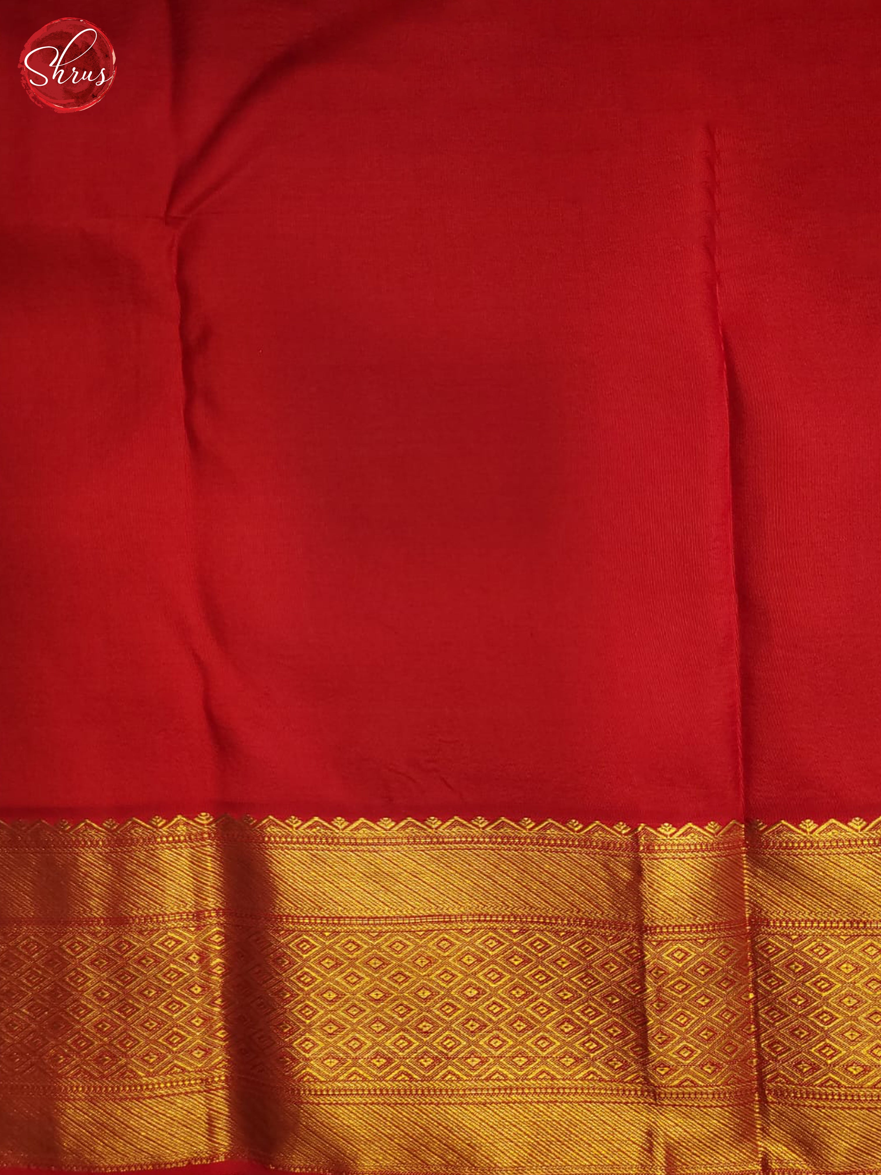 Stunning Blue Red Korvai Kanchipuram silk Saree With Zari Woven Manga Buttas-5