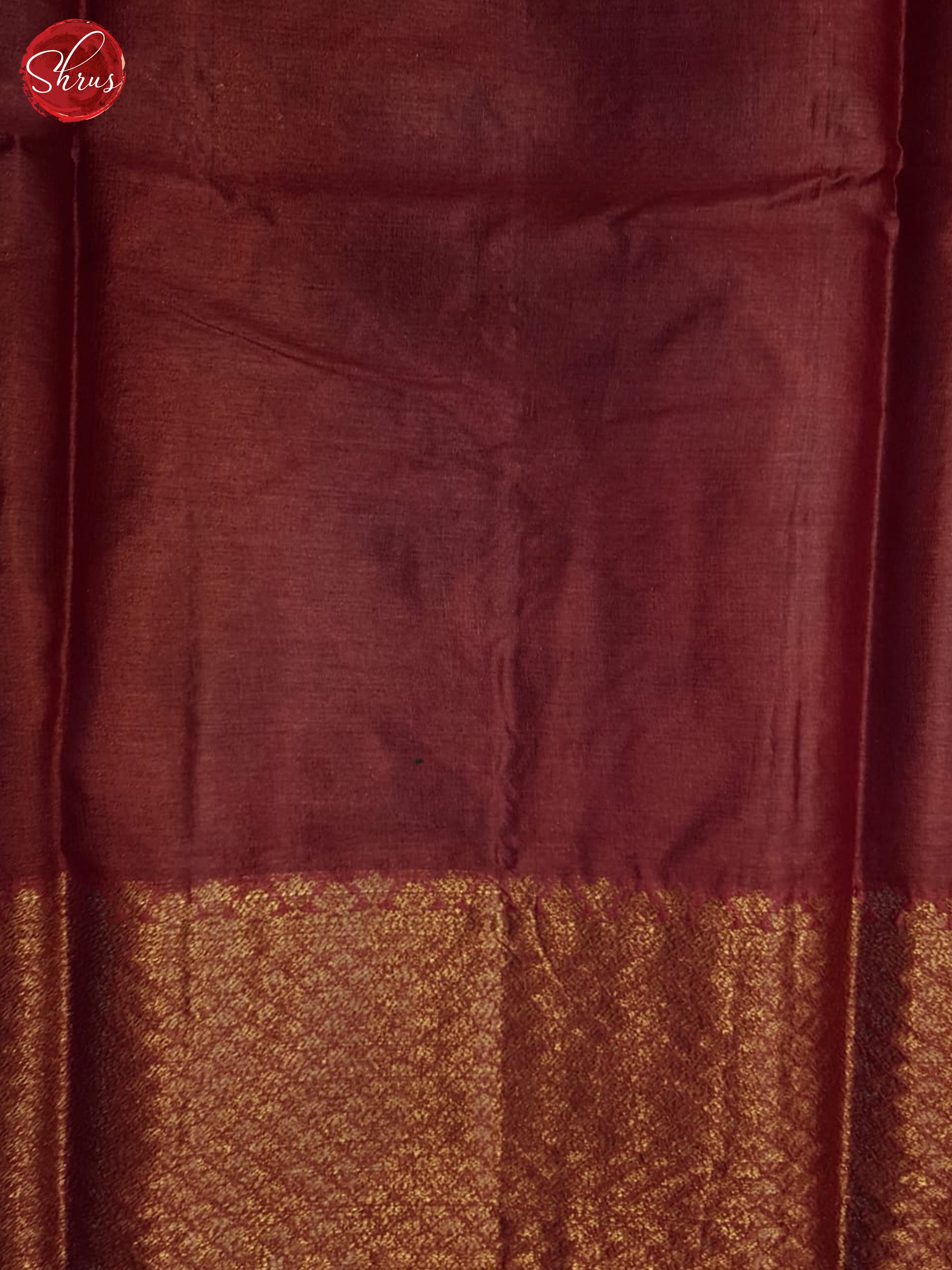 Green And Maroon- Tussar Saree - Shop on ShrusEternity.com