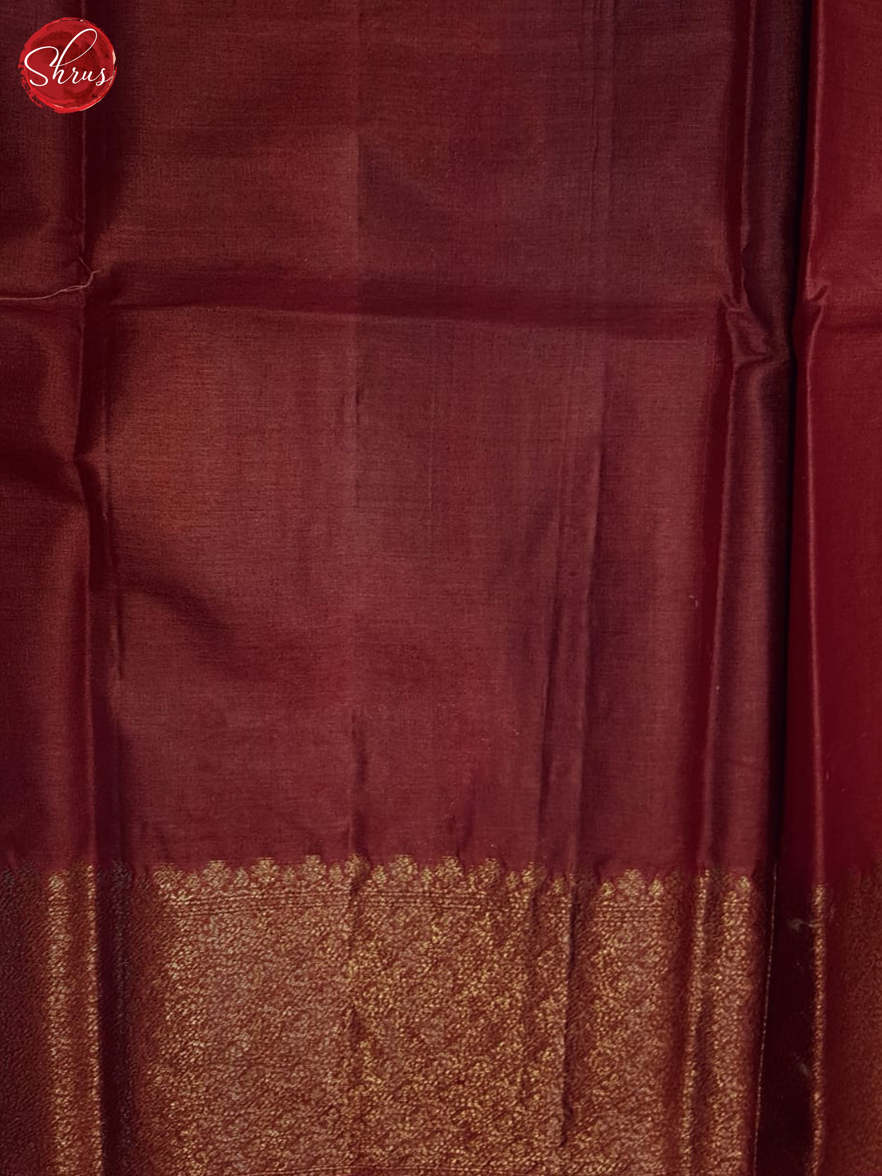 Green And Red- Tussar Saree - Shop on ShrusEternity.com