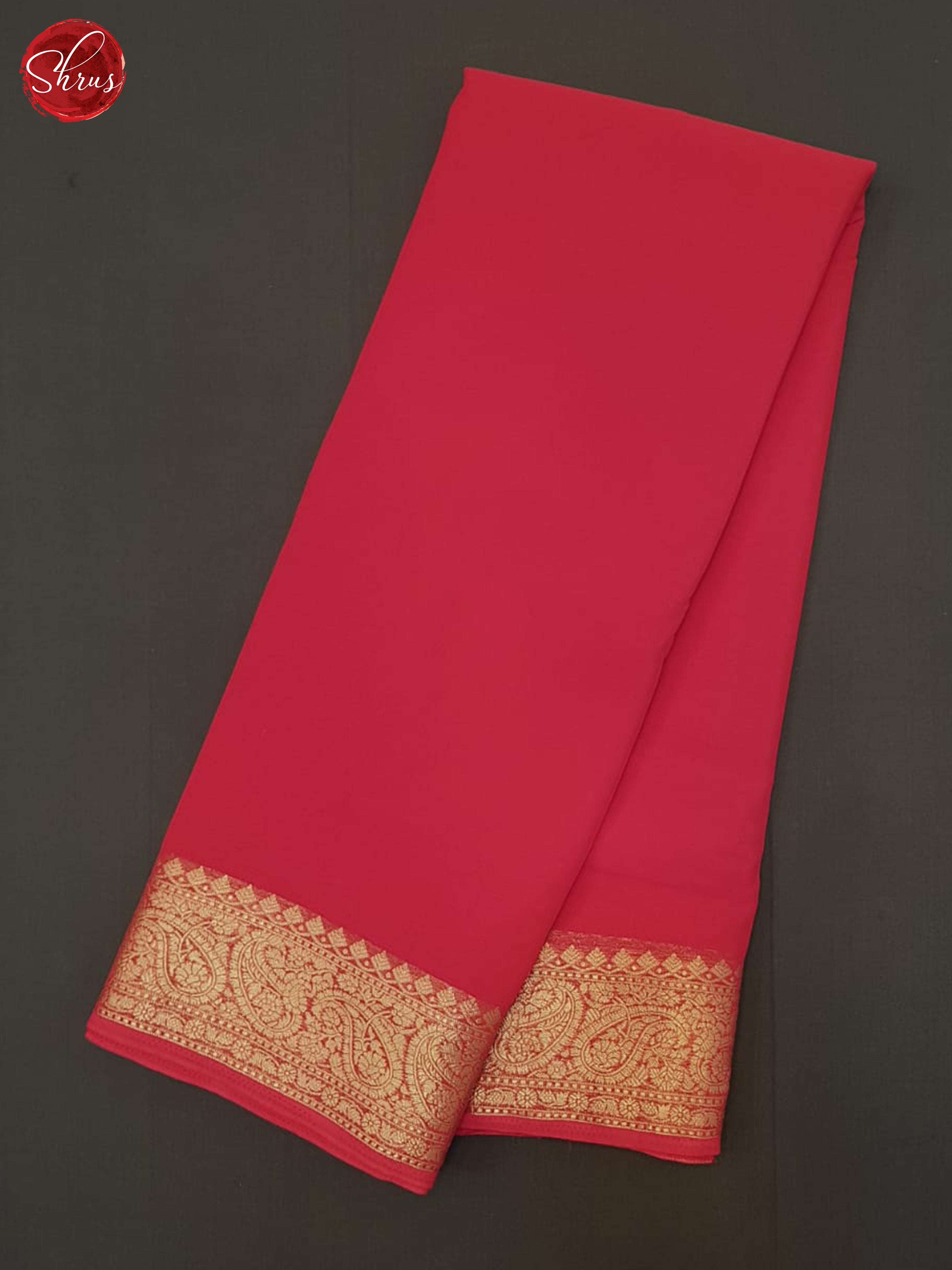 BHS23025 - Semi Georgette Saree - Shop on ShrusEternity.com