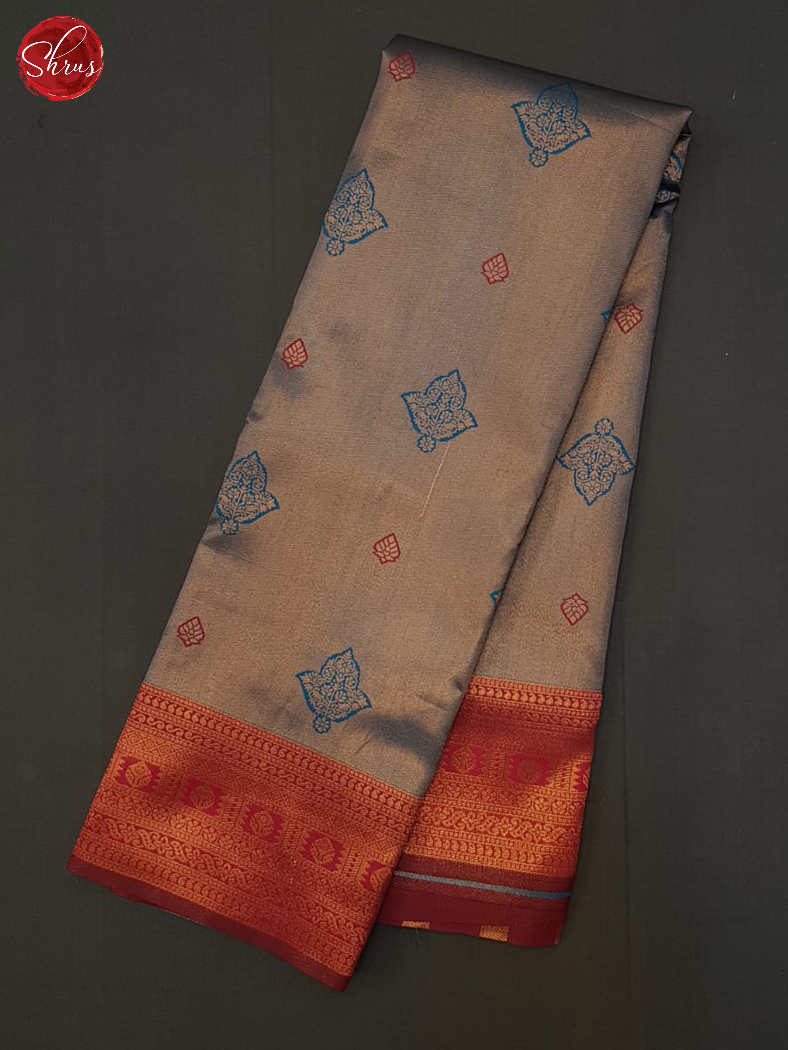 BHS23249 - Semi Kanchipuram Saree - Shop on ShrusEternity.com