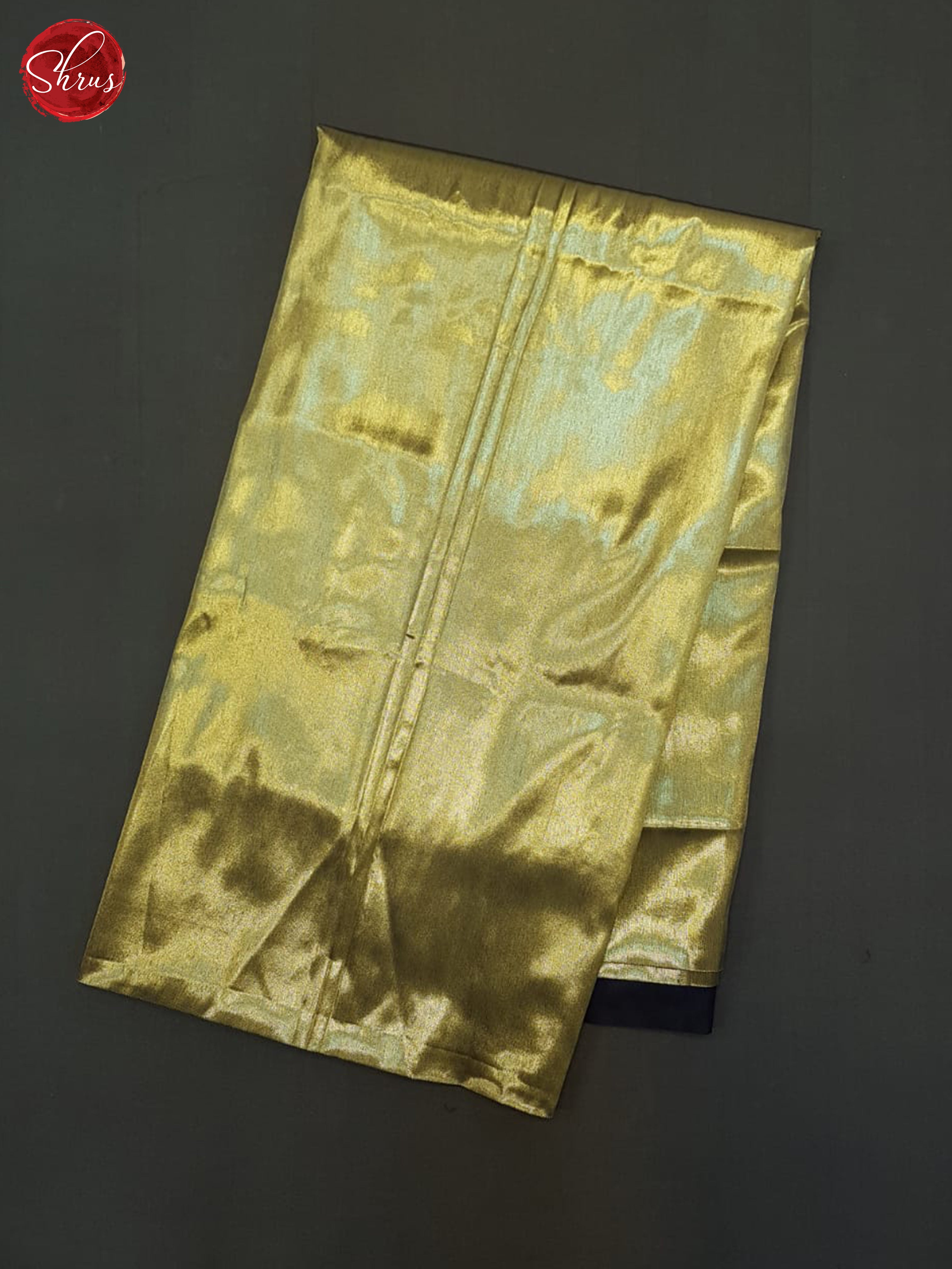 Blue(Single Tone) -Semi Tissue Saree - Shop on ShrusEternity.com