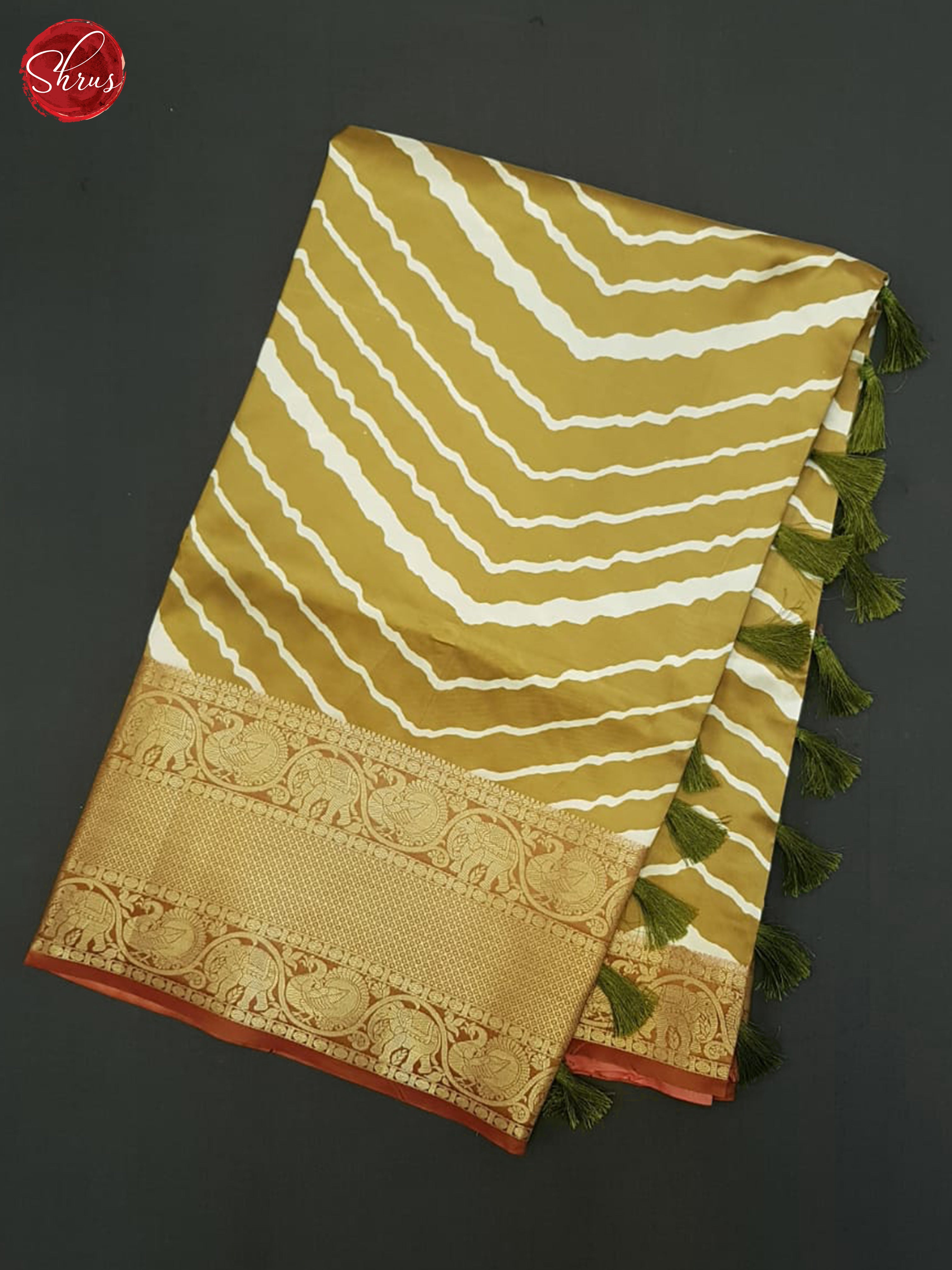 BHS23292 - Semi Dupion Saree - Shop on ShrusEternity.com