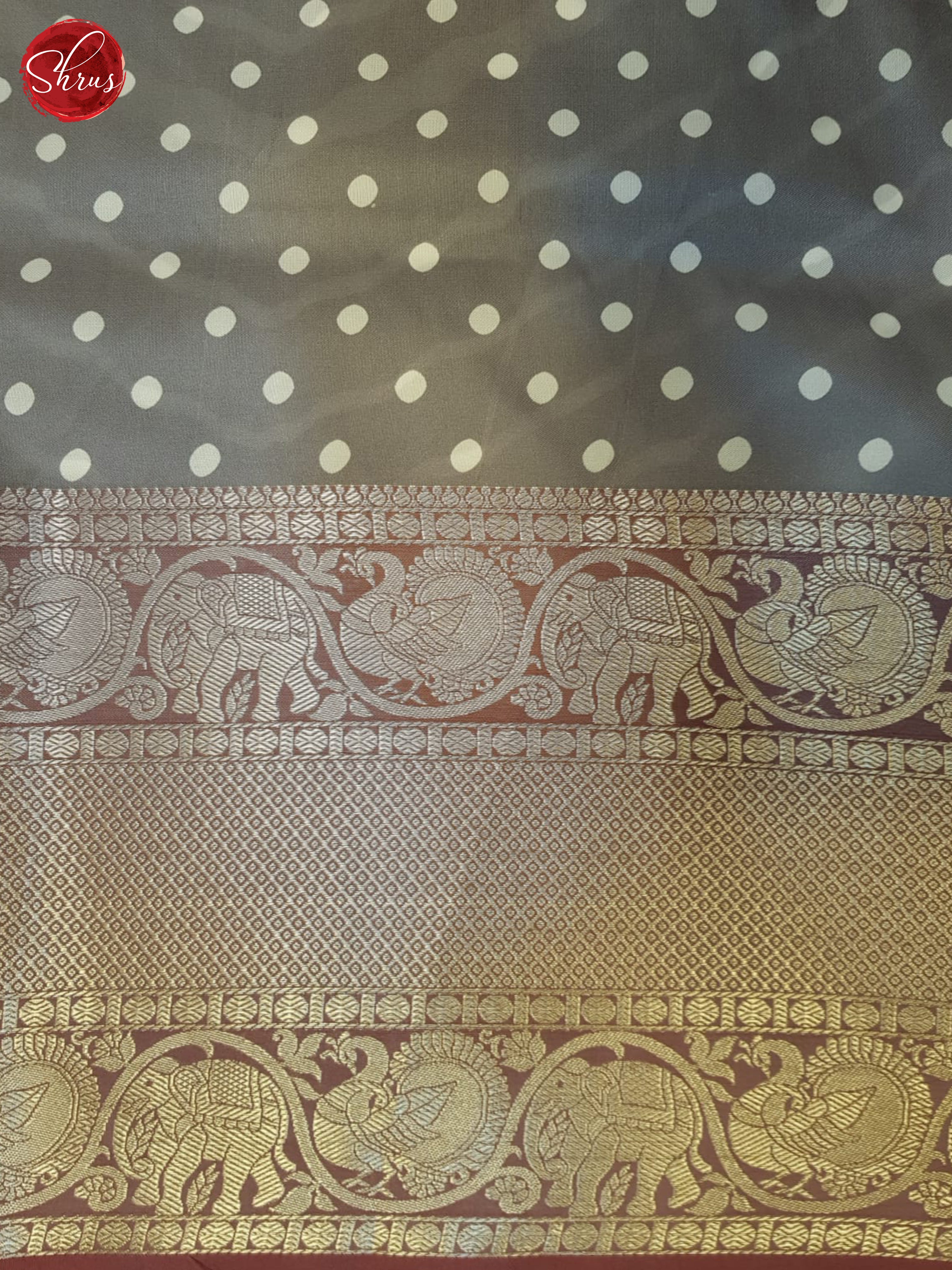 BHS23296 - Semi Dupion Saree - Shop on ShrusEternity.com