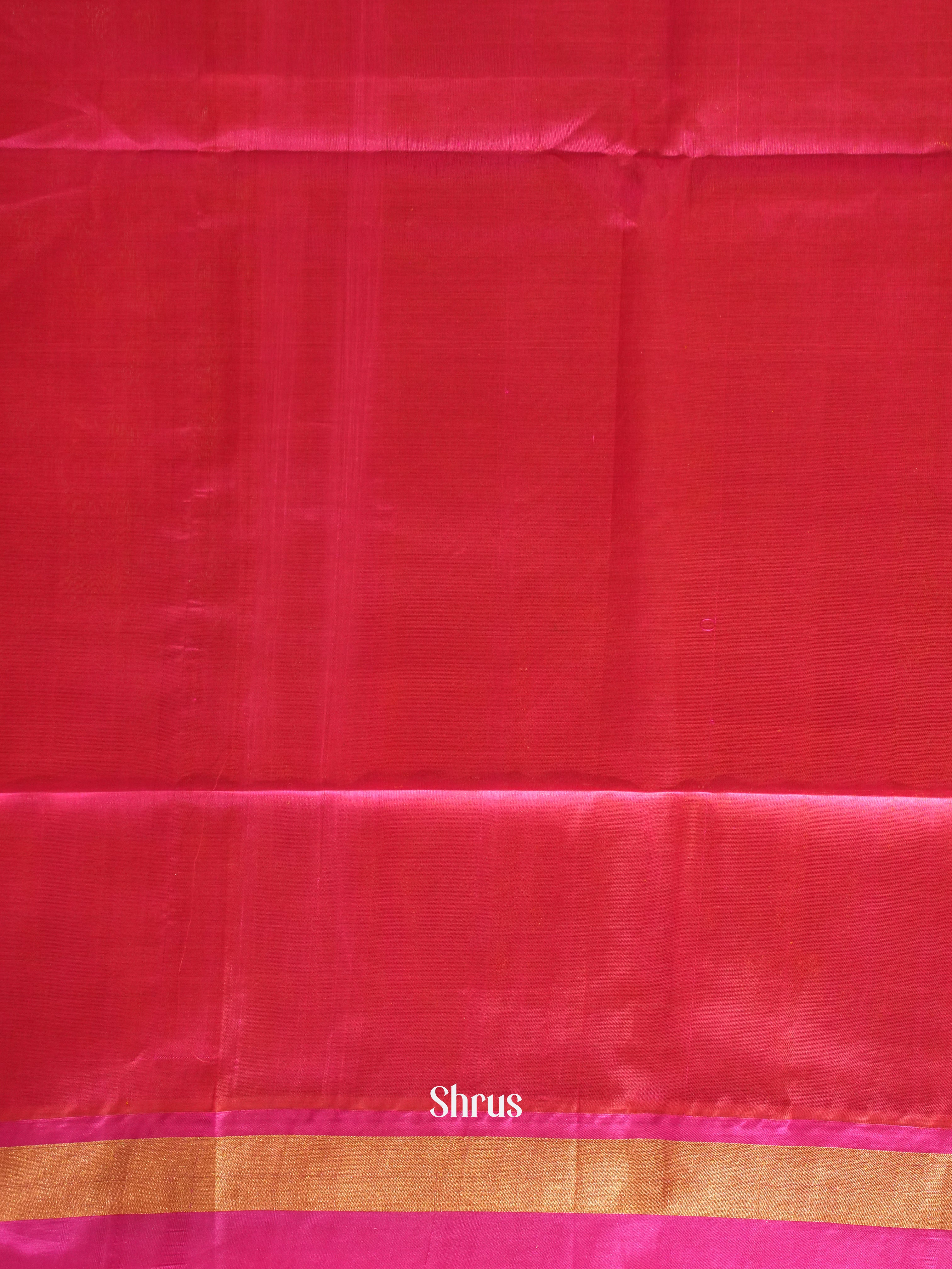 Yellow & Pink - Silk Cotton Saree - Shop on ShrusEternity.com