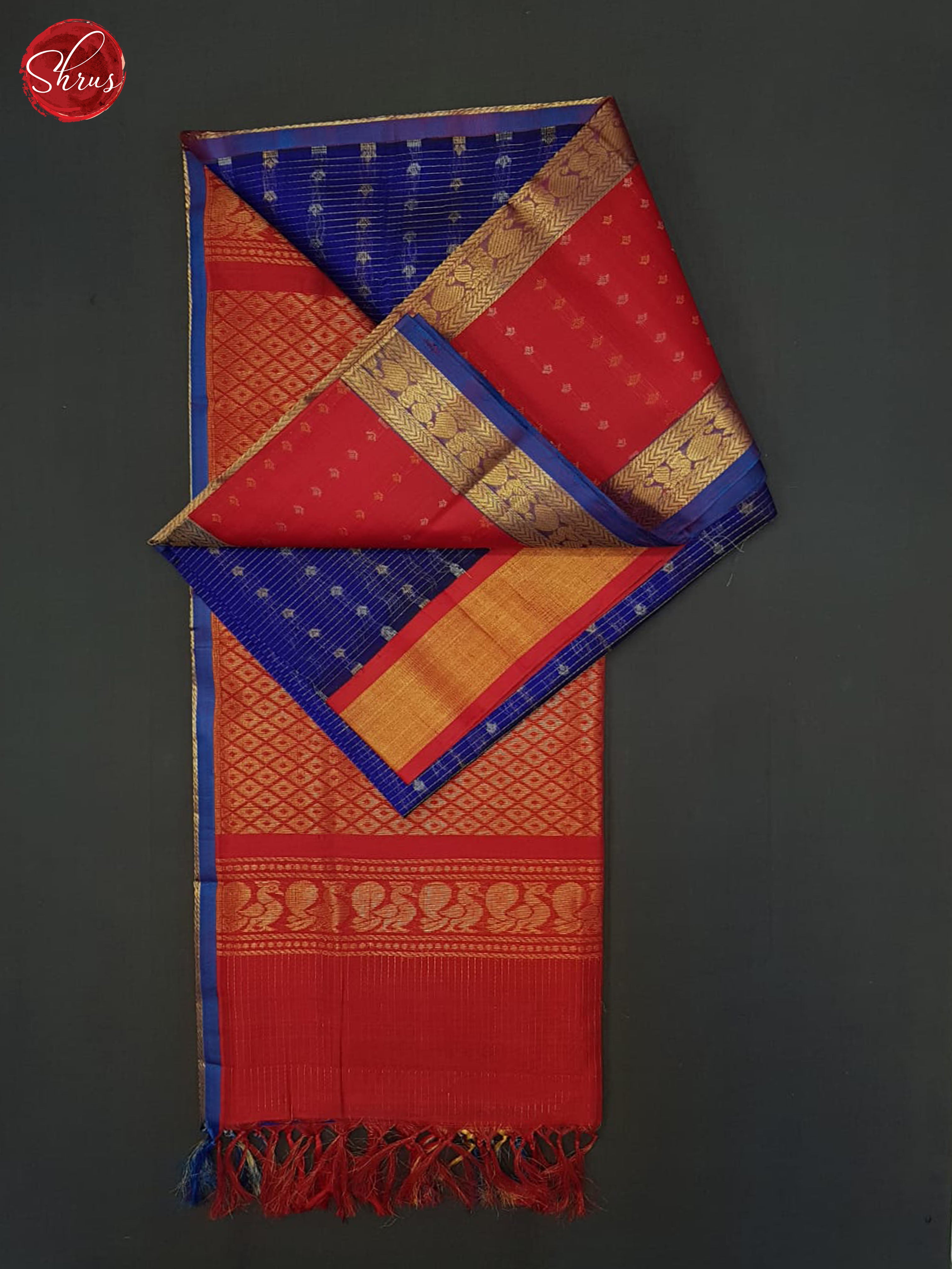 BHS24075 - Silk Cotton Saree - Shop on ShrusEternity.com