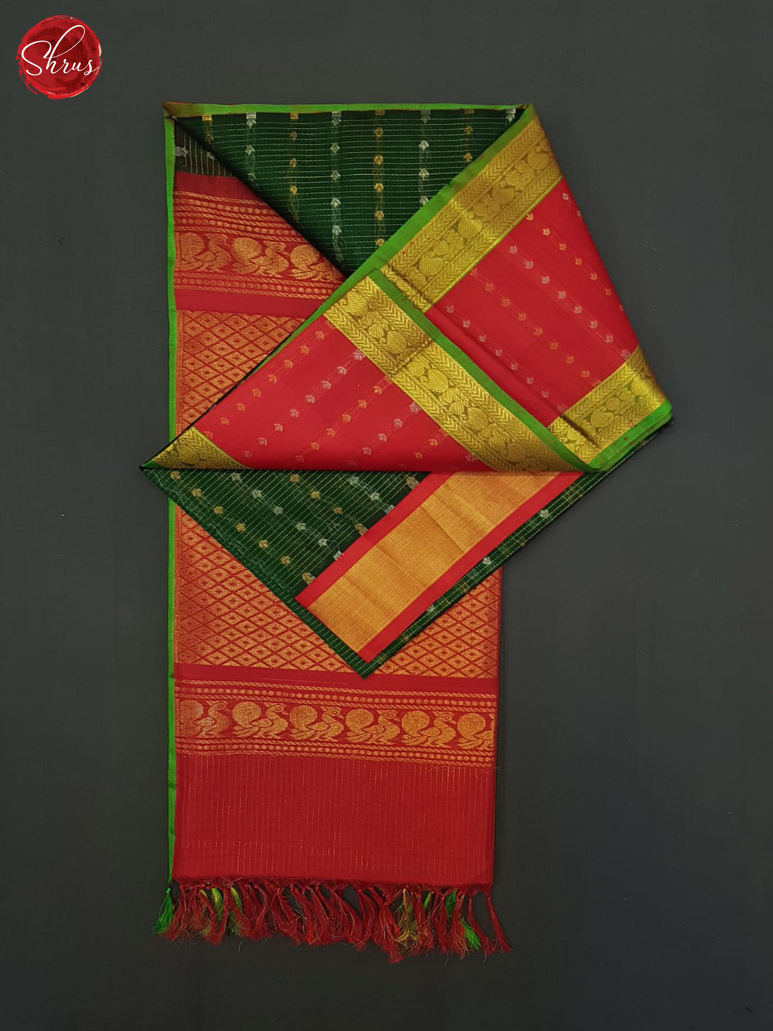 BHS24085 - Silk Cotton Saree - Shop on ShrusEternity.com