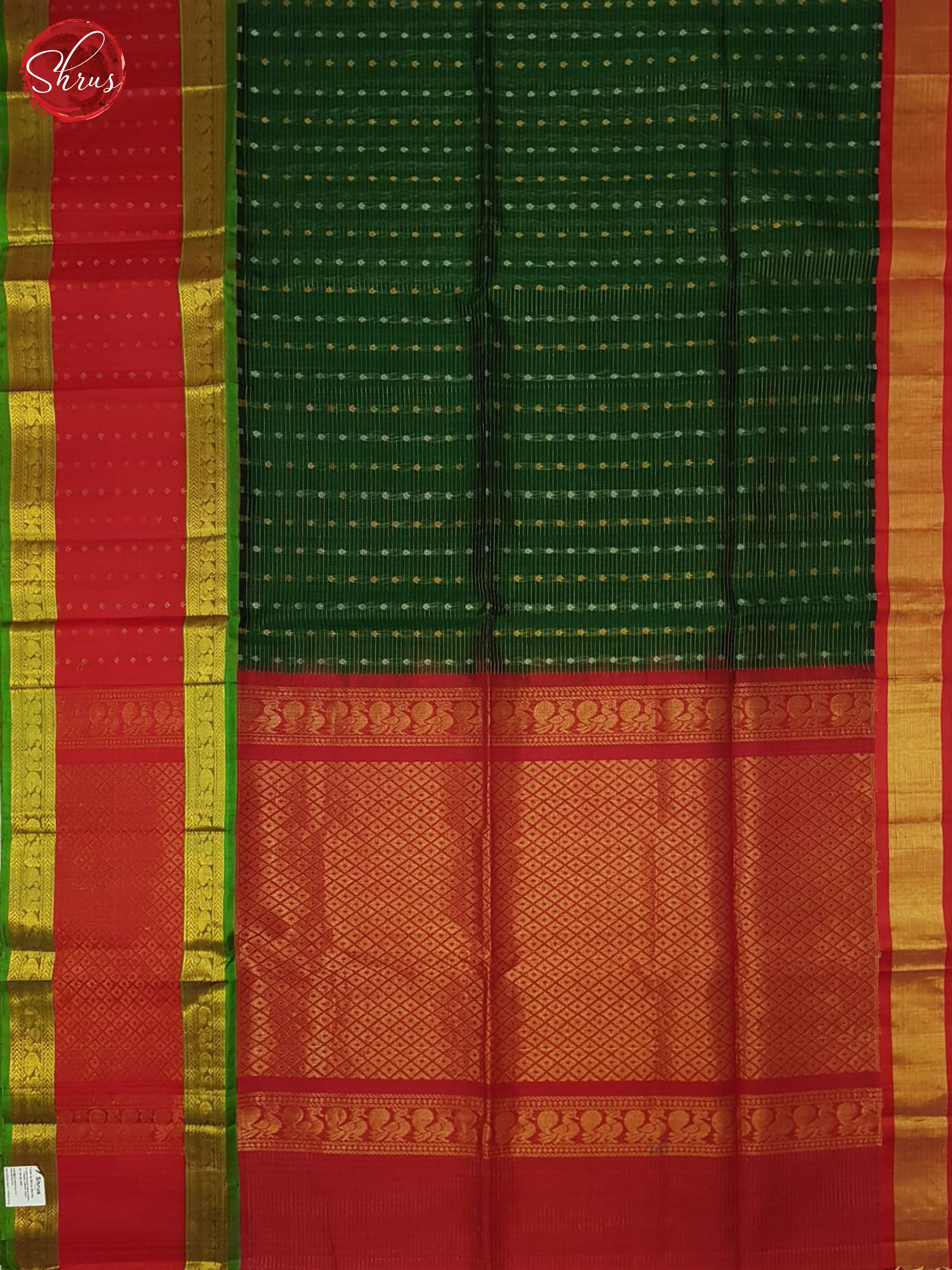 BHS24088 - Silk Cotton Saree - Shop on ShrusEternity.com