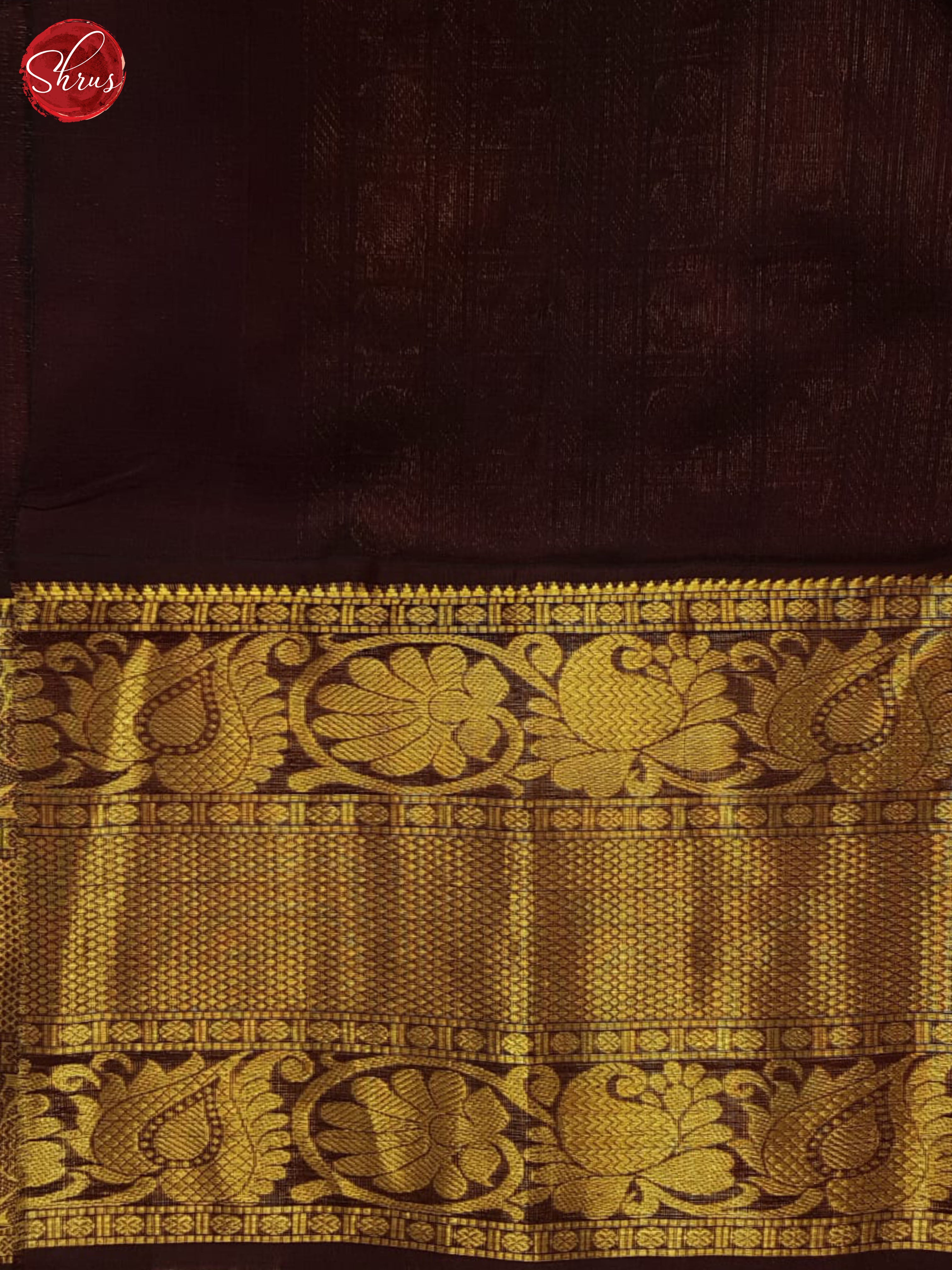 Green & Brown - Silk Cotton Saree - Shop on ShrusEternity.com