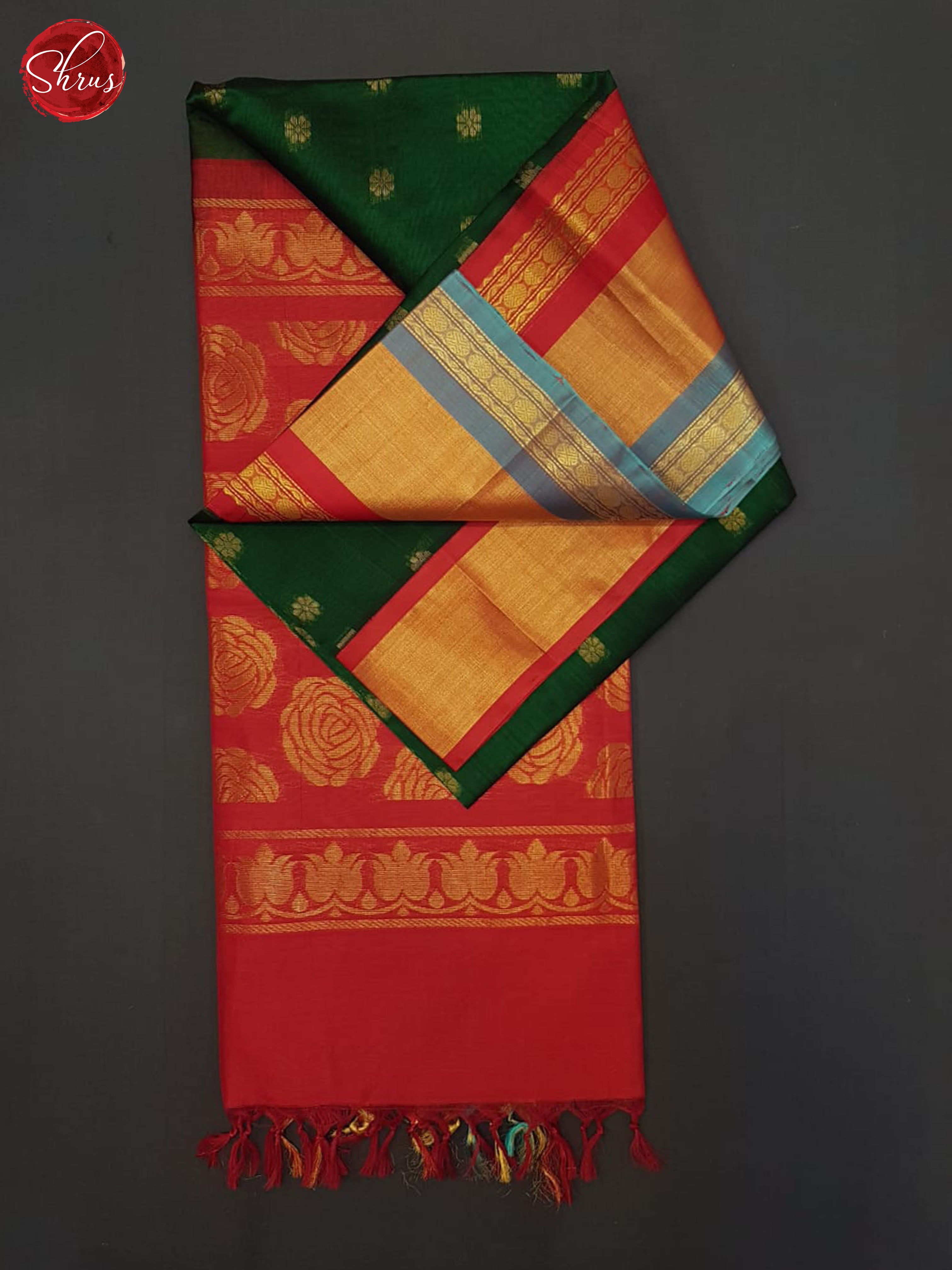 BHS24185 - Silk Cotton Saree - Shop on ShrusEternity.com