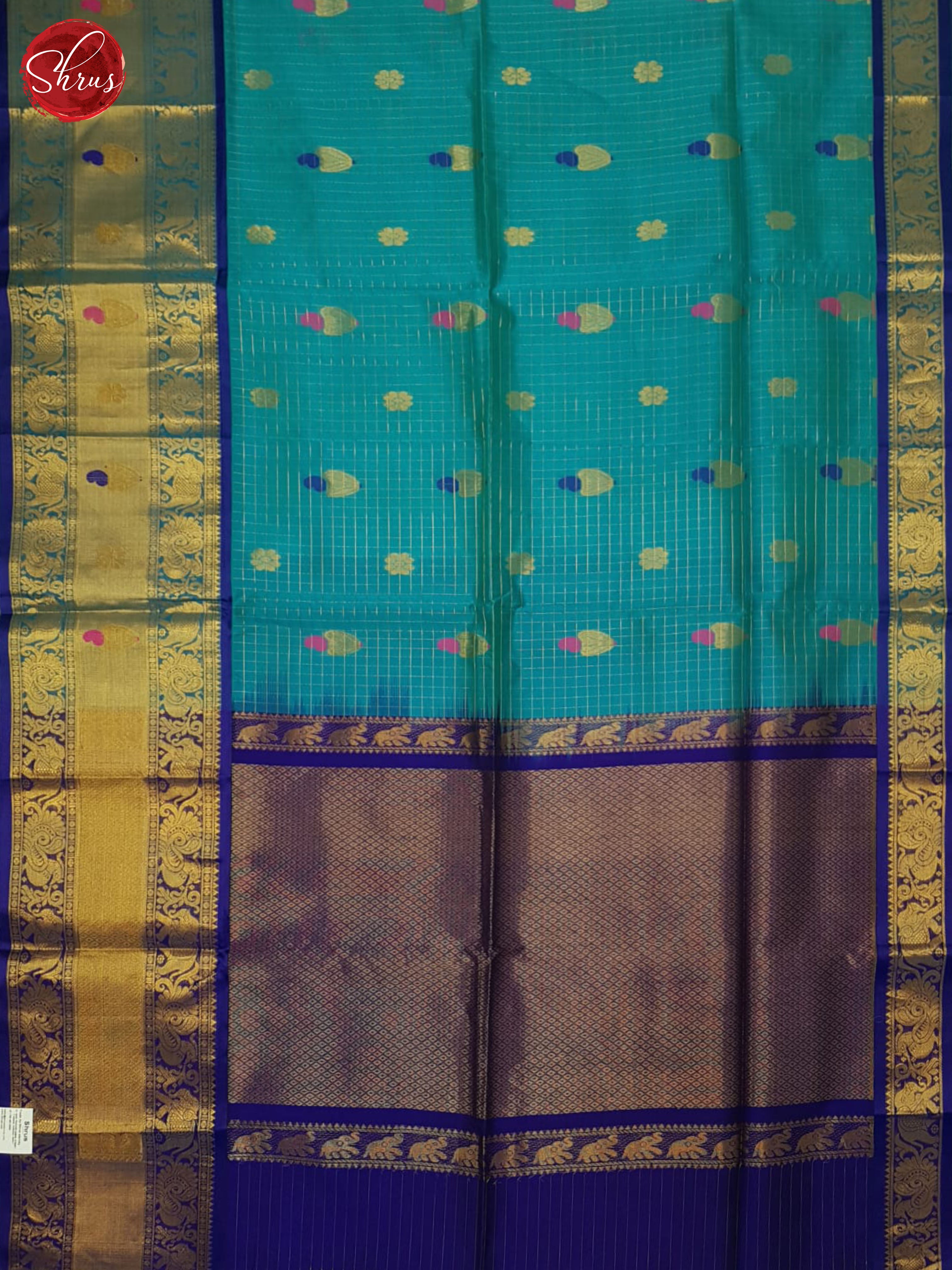 BHS24238 - Silk Cotton Saree - Shop on ShrusEternity.com