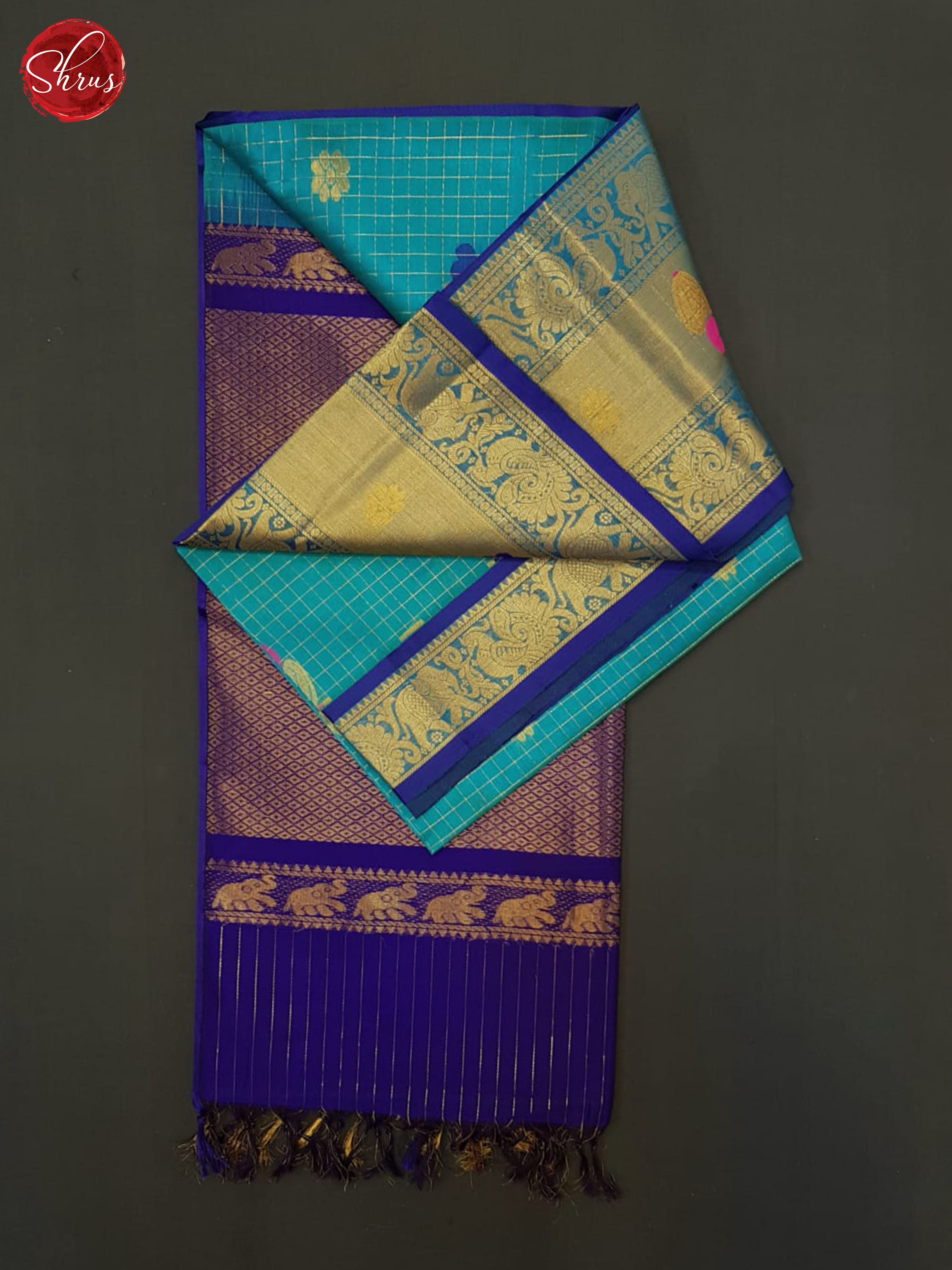 BHS24238 - Silk Cotton Saree - Shop on ShrusEternity.com