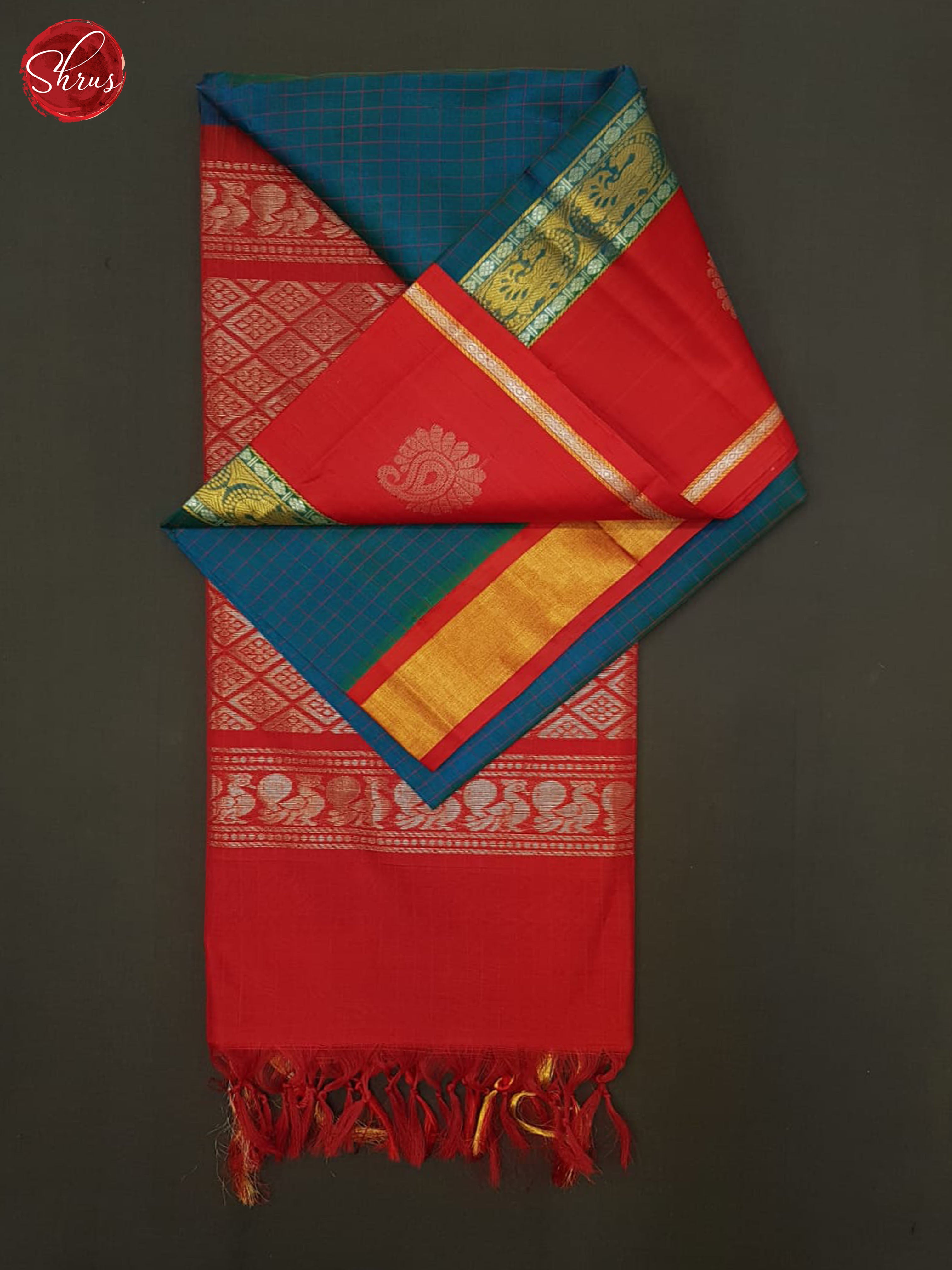 BHS24241 - Silk Cotton Saree - Shop on ShrusEternity.com