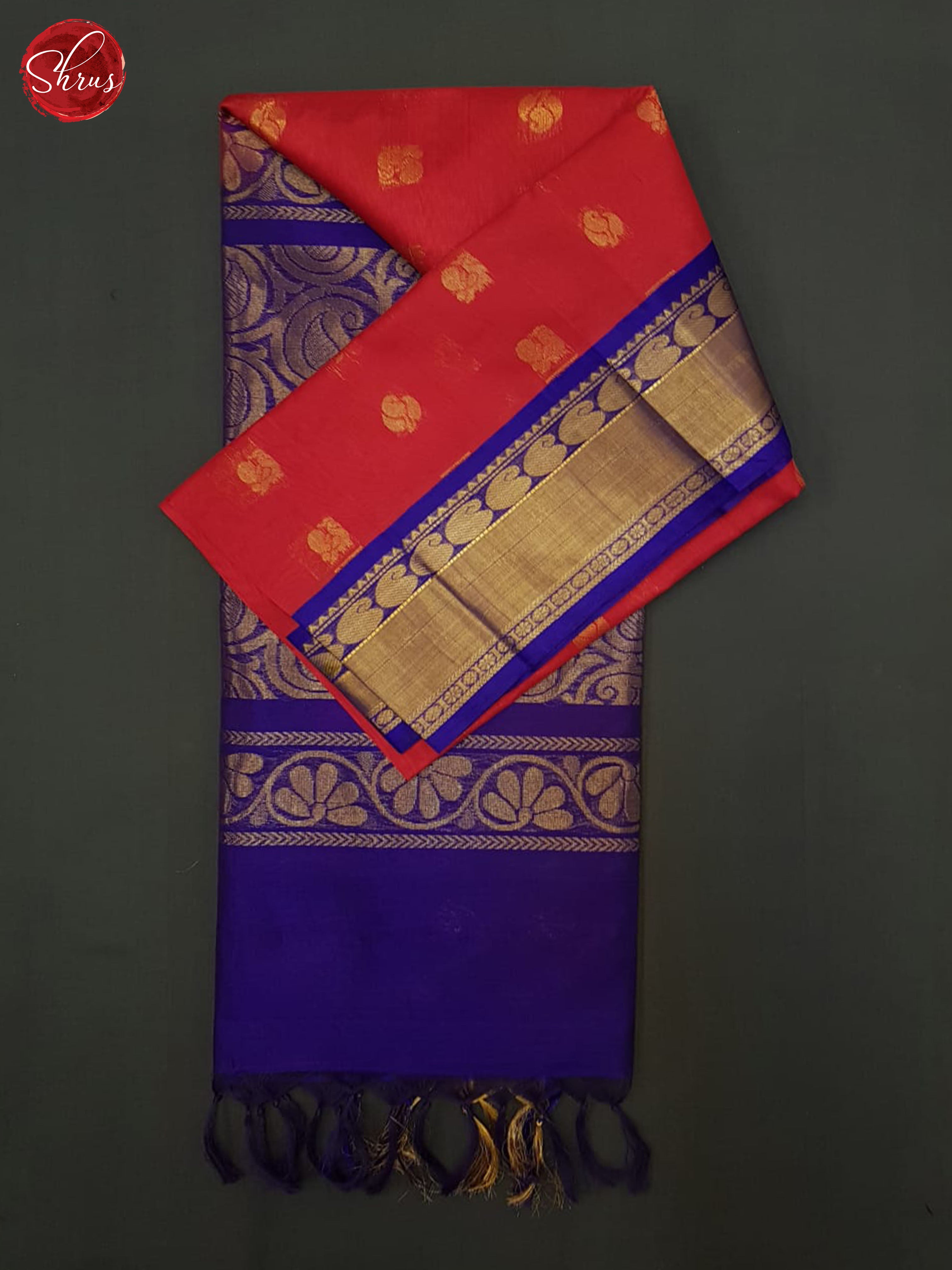 BHS24288 - Silk Cotton Saree - Shop on ShrusEternity.com