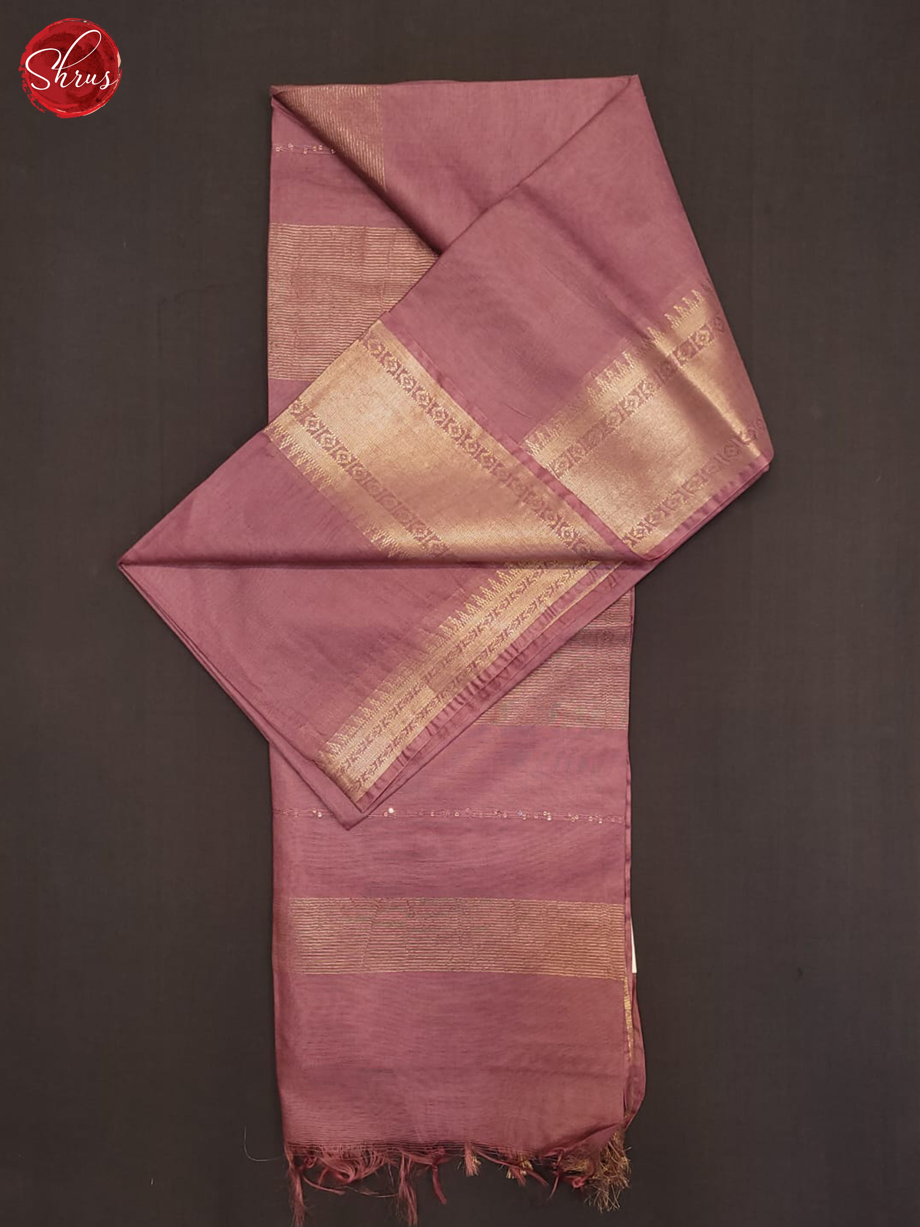 mild lavander(Single Tone)- Semi tussar Saree - Shop on ShrusEternity.com