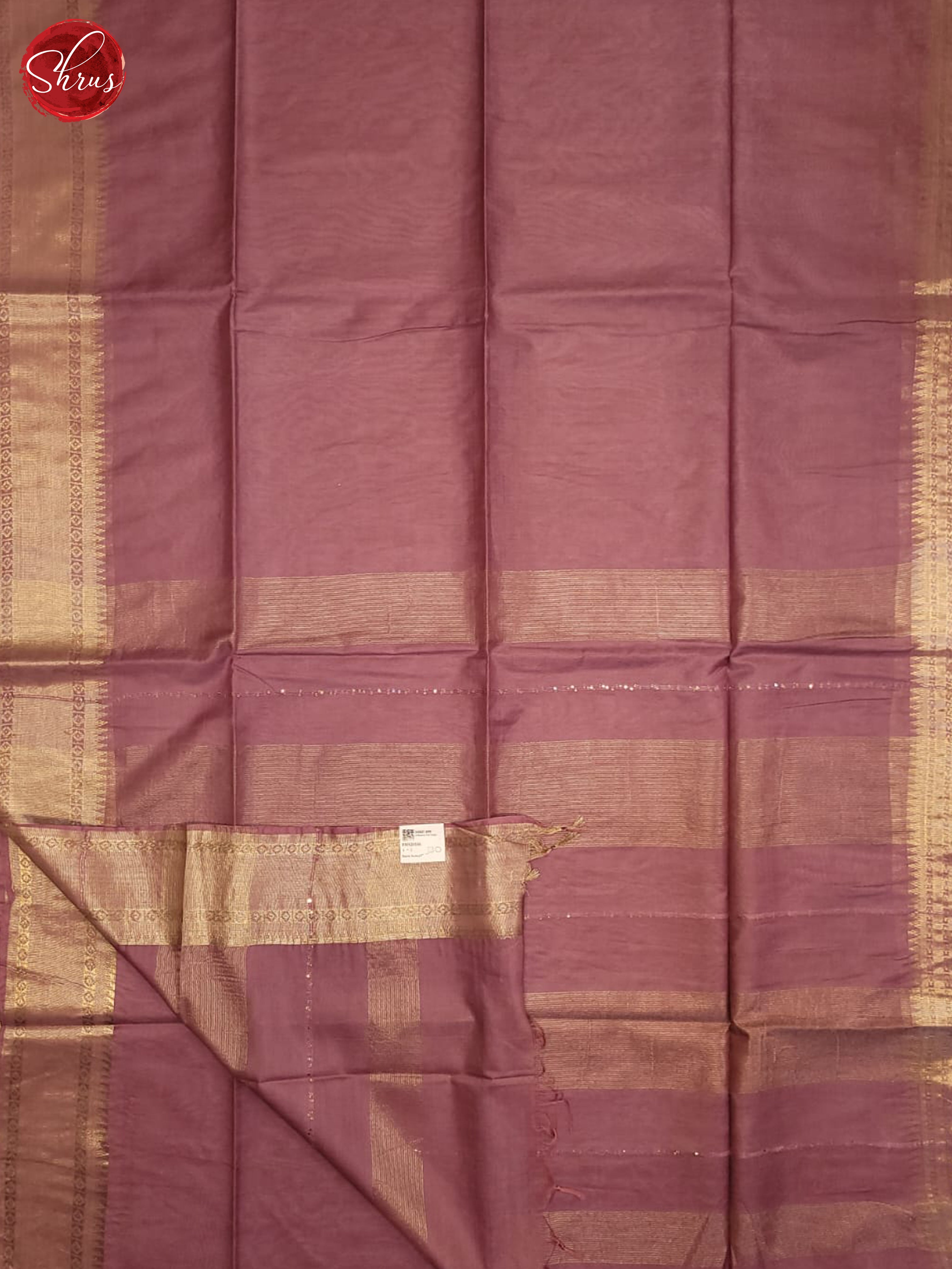 mild lavander(Single Tone)- Semi tussar Saree - Shop on ShrusEternity.com