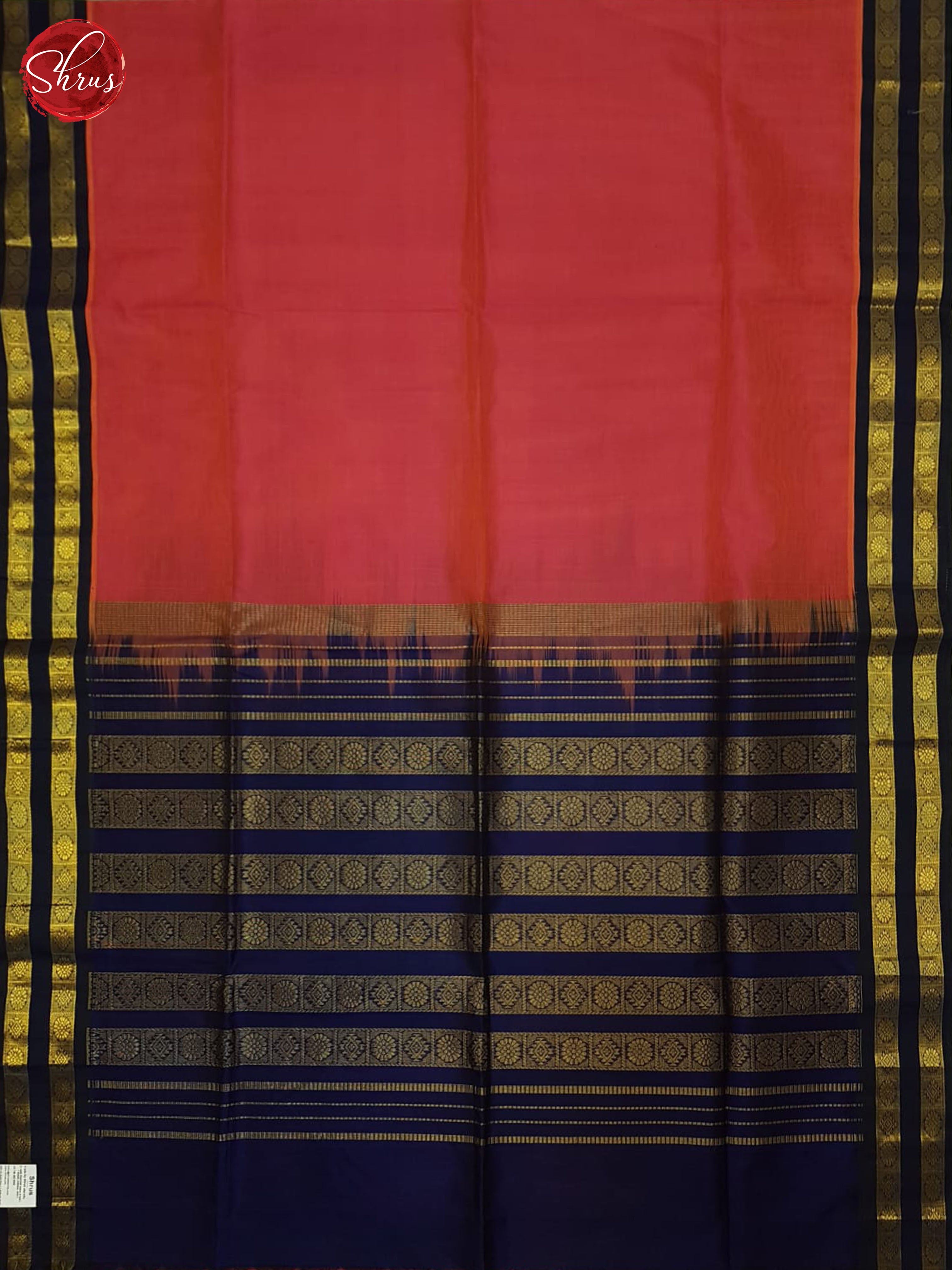 BHS25207 - Silk Cotton Saree - Shop on ShrusEternity.com